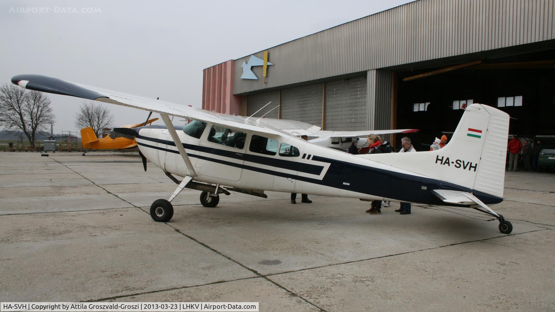 HA-SVH, 1975 Cessna A185F Skywagon 185 C/N 18502644, Kaposújlak Airport, Hungary.