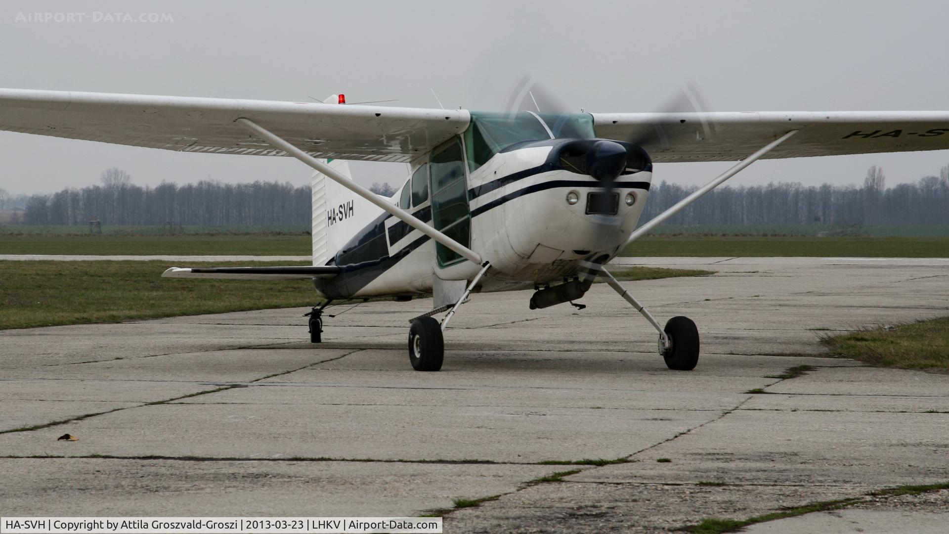 HA-SVH, 1975 Cessna A185F Skywagon 185 C/N 18502644, Kaposújlak Airport, Hungary.