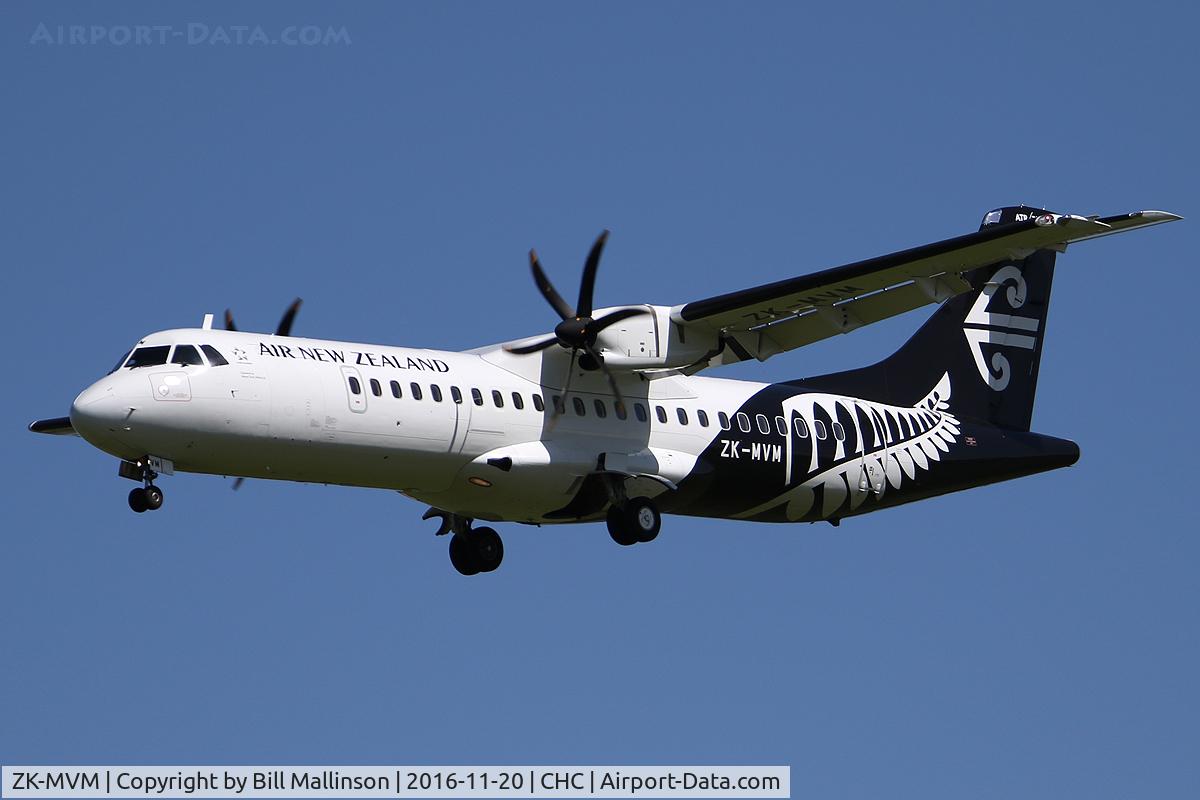 ZK-MVM, 2016 ATR 72-600 C/N 1346, NZ5713 from WLG