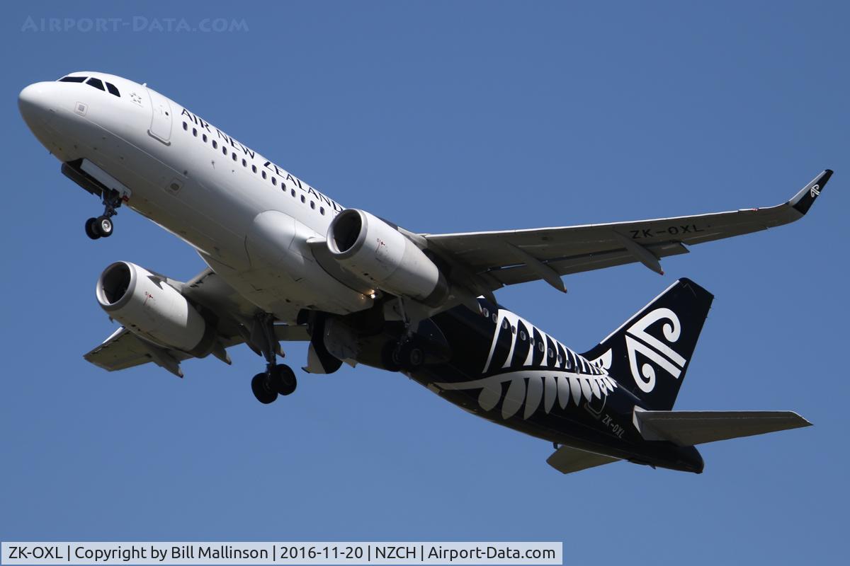 ZK-OXL, 2016 Airbus A320-232 C/N 7086, OFF TO AKL