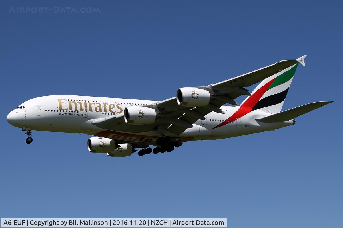A6-EUF, 2016 Airbus A380-861 C/N 218, EK413 from SYD