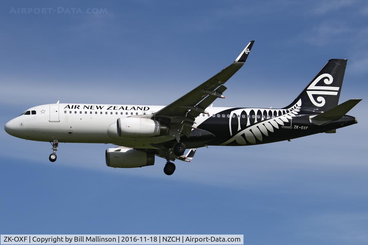 ZK-OXF, 2014 Airbus A320-232 C/N 6182, NZ628 from ZQN