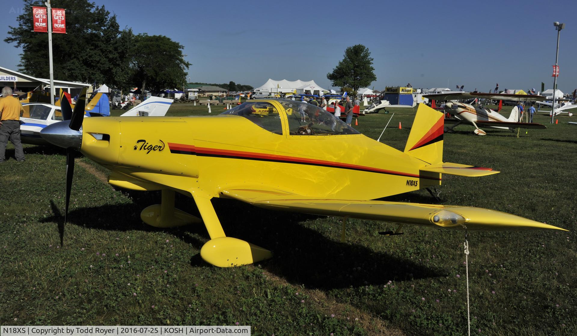 N18XS, 1986 Thorp T-18 Tiger C/N 1211, Airventure 2016