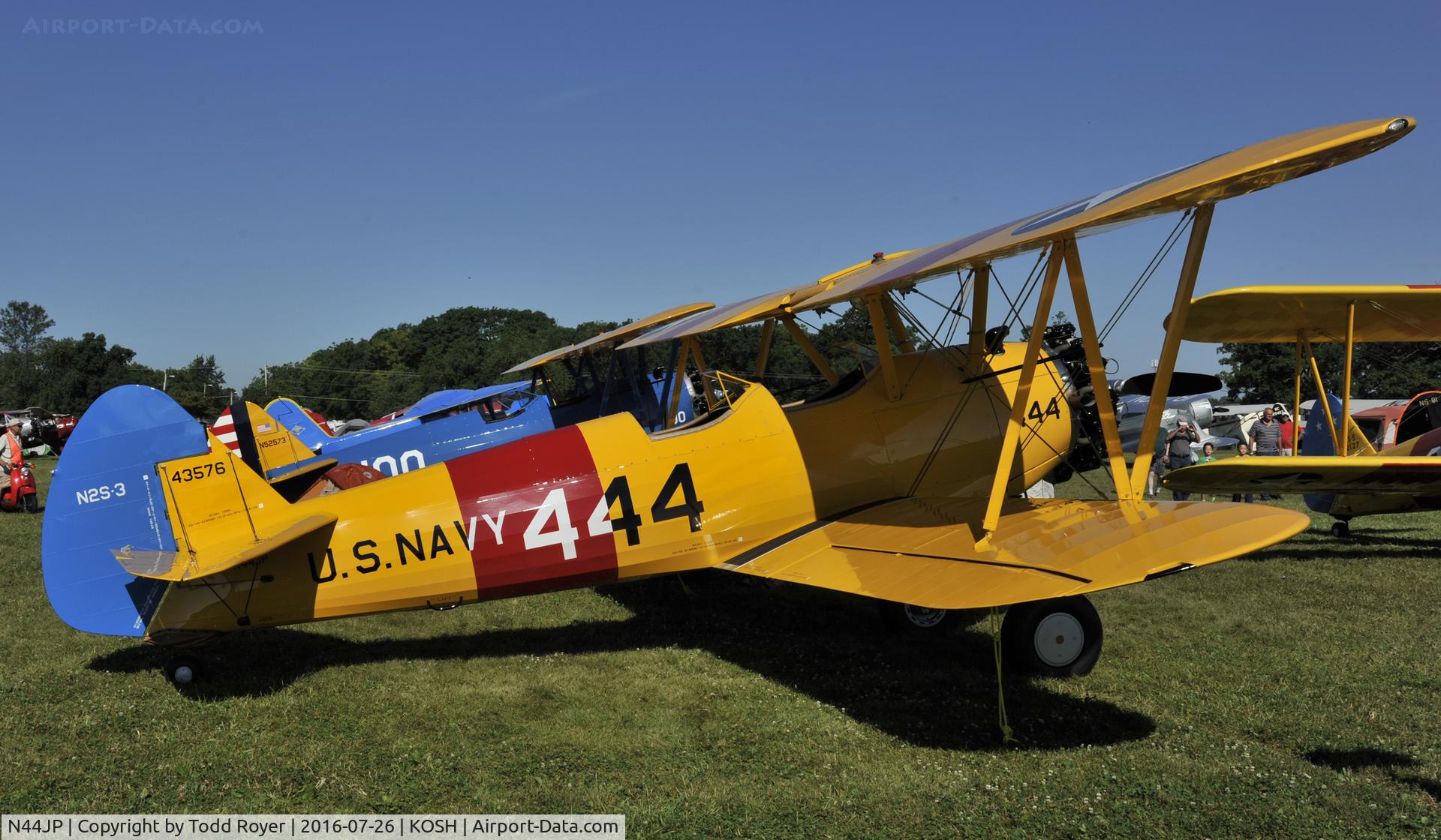 N44JP, 1941 Boeing A75N1(PT17) C/N 75-8670, Airventure 2016