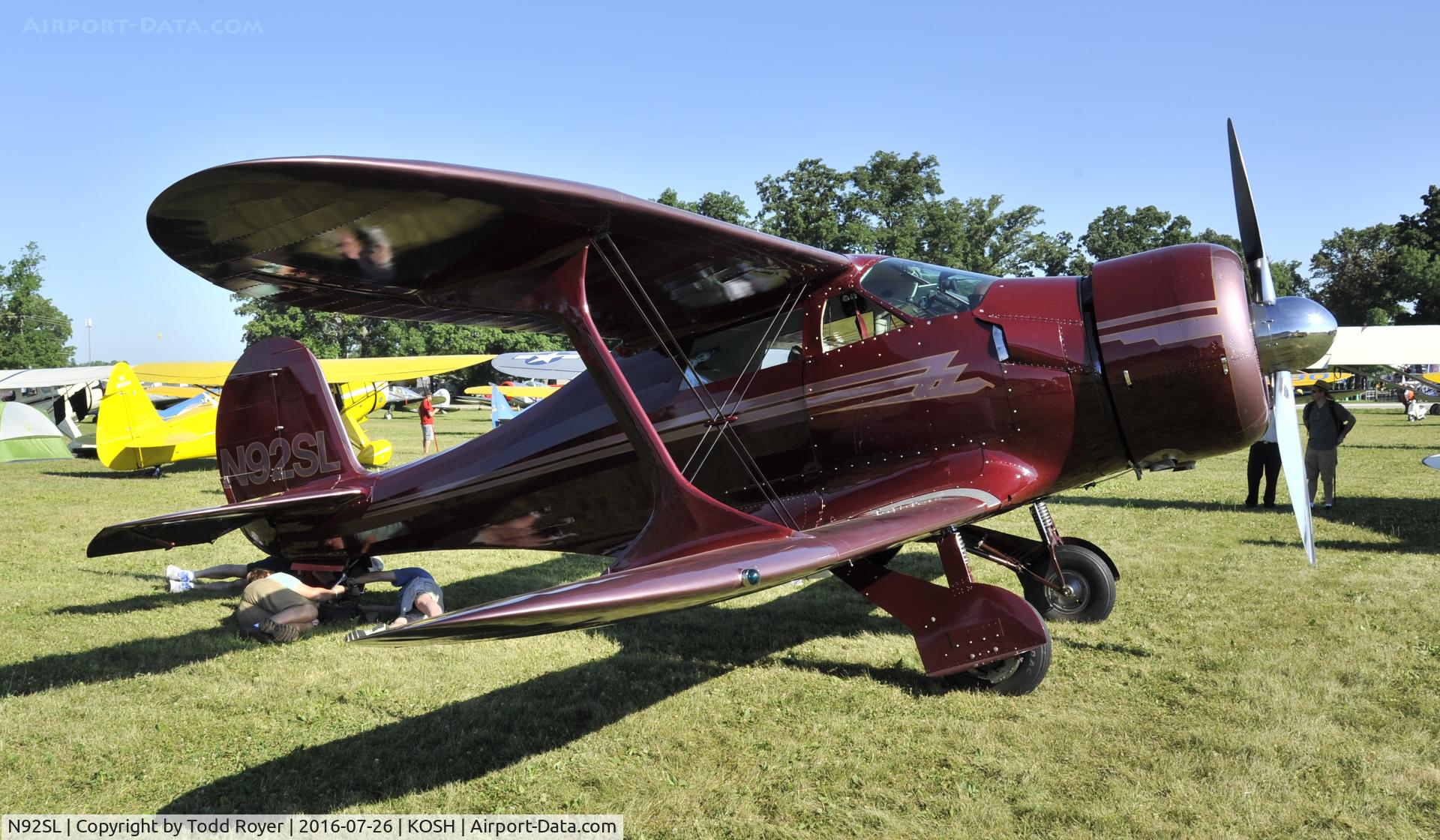 N92SL, 1941 Beech D17S Staggerwing C/N 1029, Airventure 2016