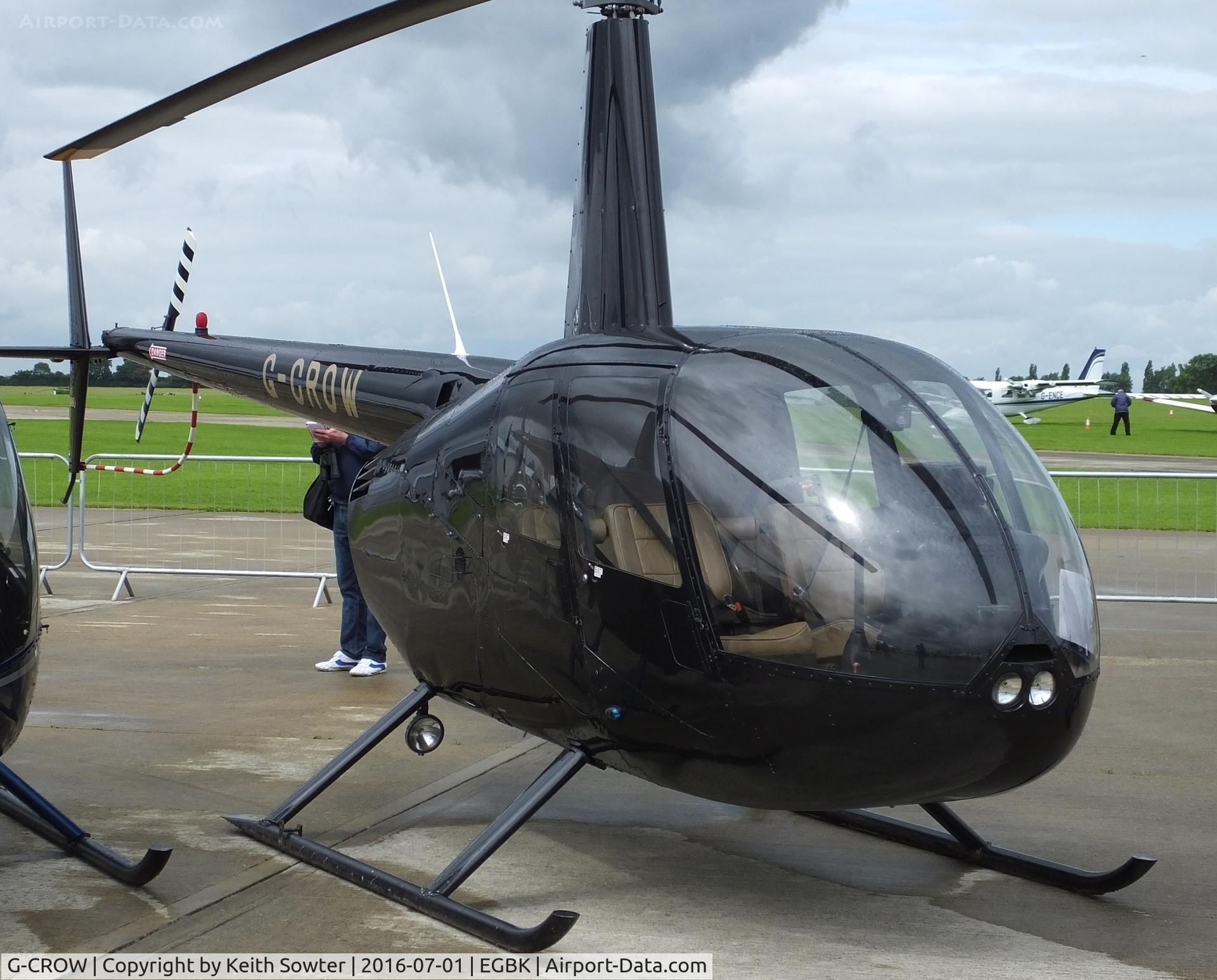 G-CROW, 2000 Robinson R44 Astro C/N 0754, on display