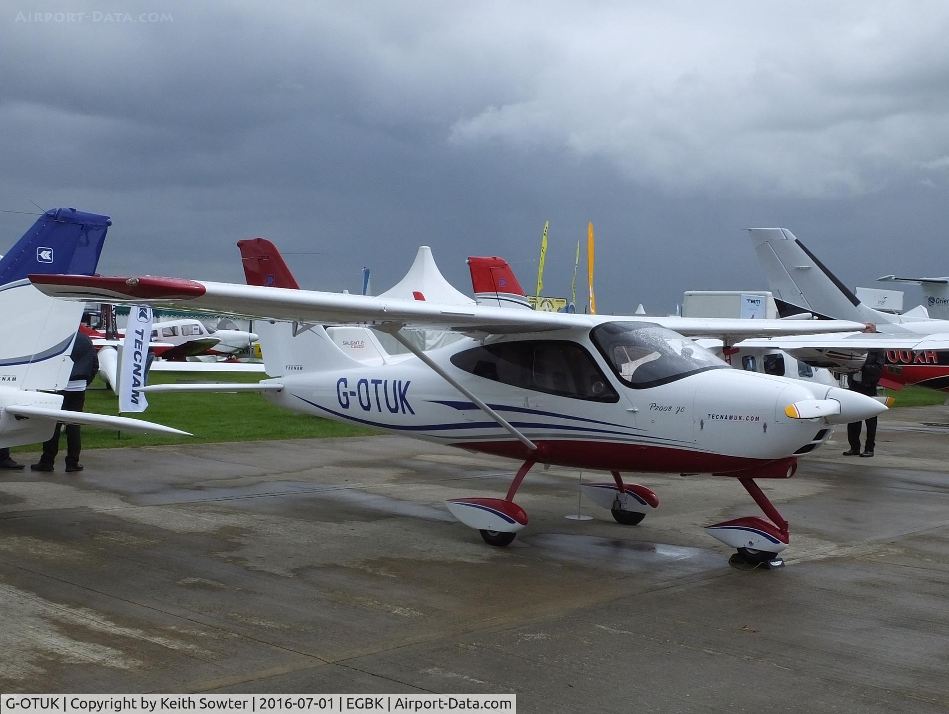 G-OTUK, 2015 Tecnam P-2008JC C/N 1052, on display