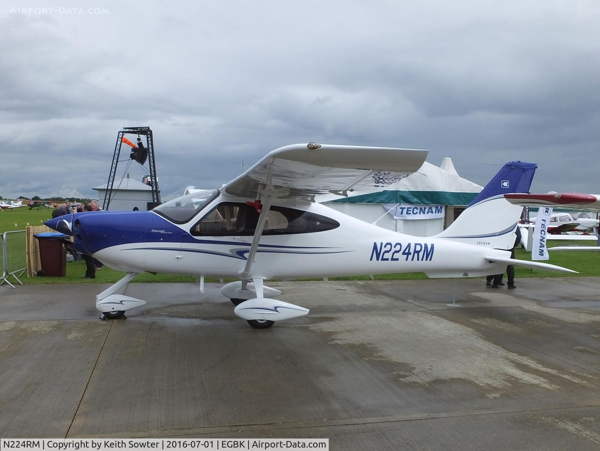 N224RM, 2016 Tecnam P-2010 C/N 031/US, on display