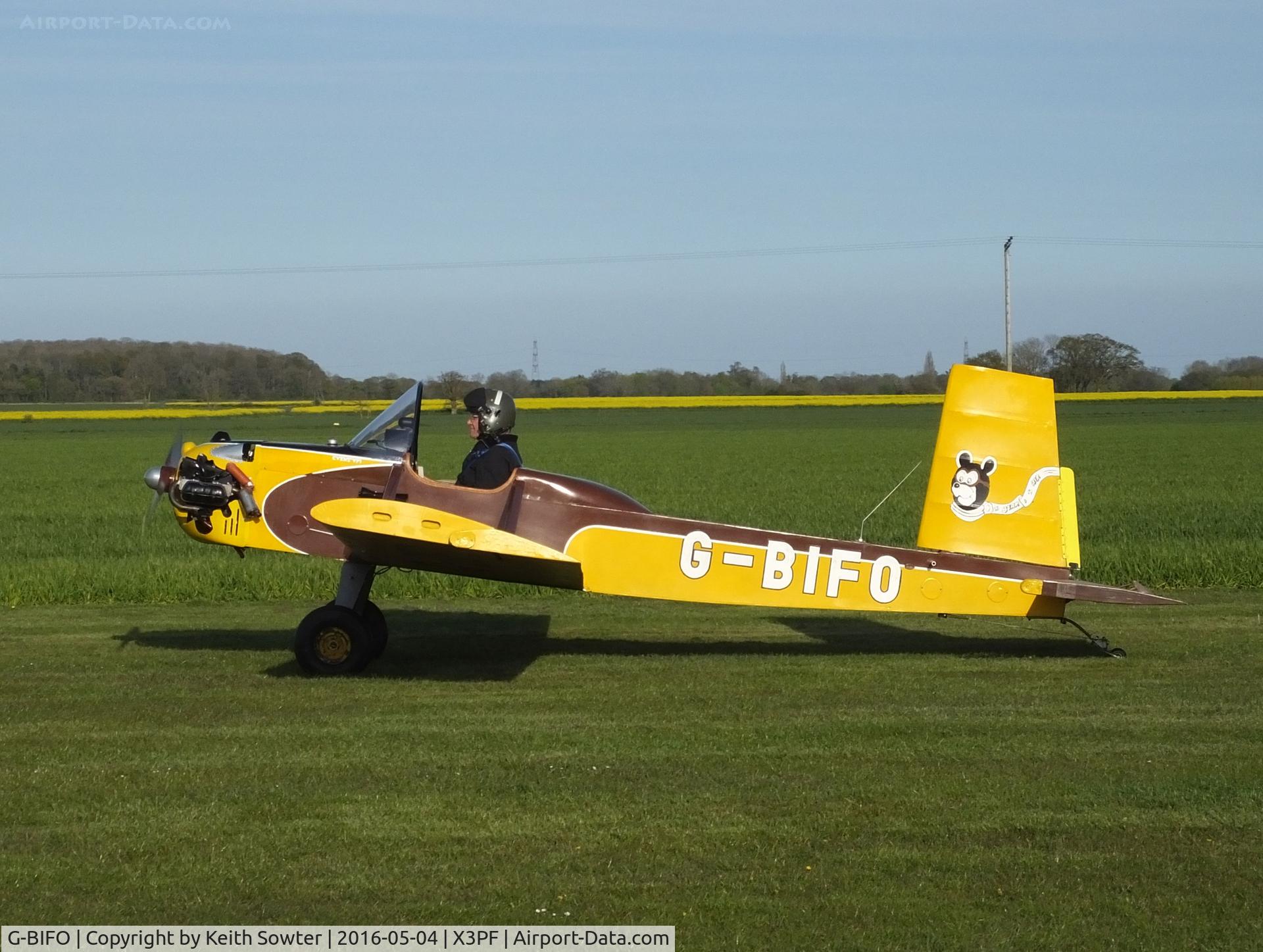 G-BIFO, 1982 Evans VP-1 Volksplane C/N PFA 062-10411, Based aircraft at Priory Farm