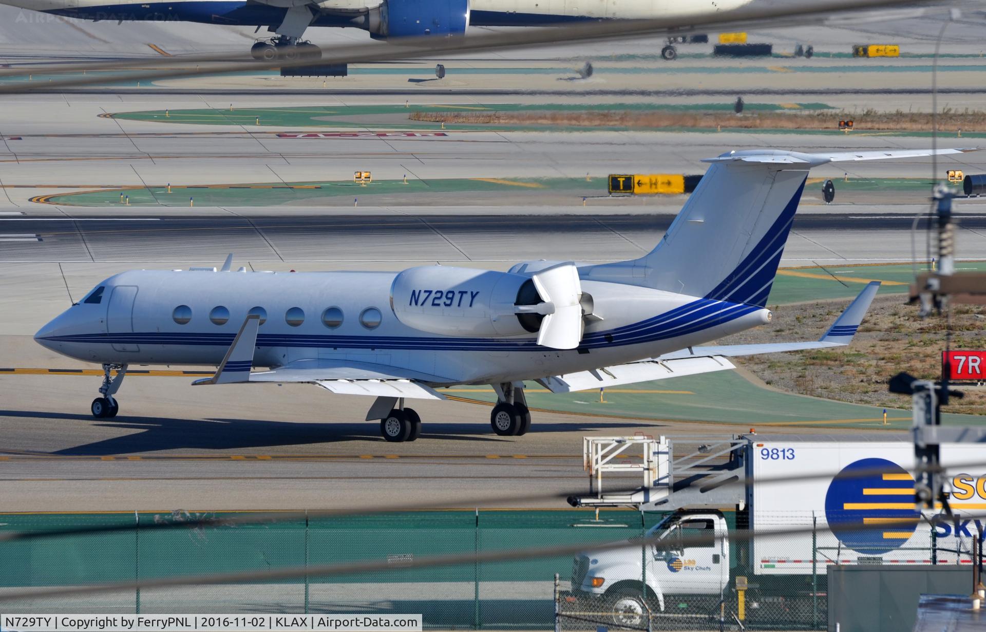 N729TY, 1990 Gulfstream Aerospace G-IV C/N 1141, G4 of REALLY CONVENIENT AVIATION LLC :-)