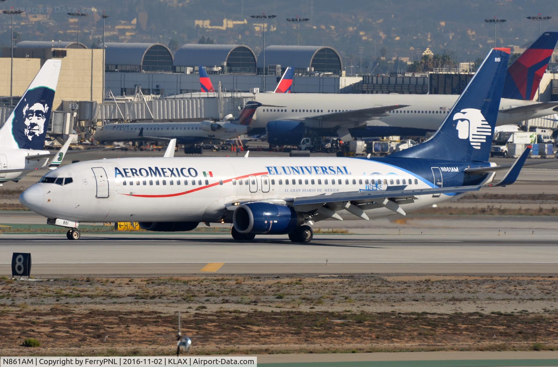 N861AM, 2001 Boeing 737-83N C/N 30706, AeroMexico B738