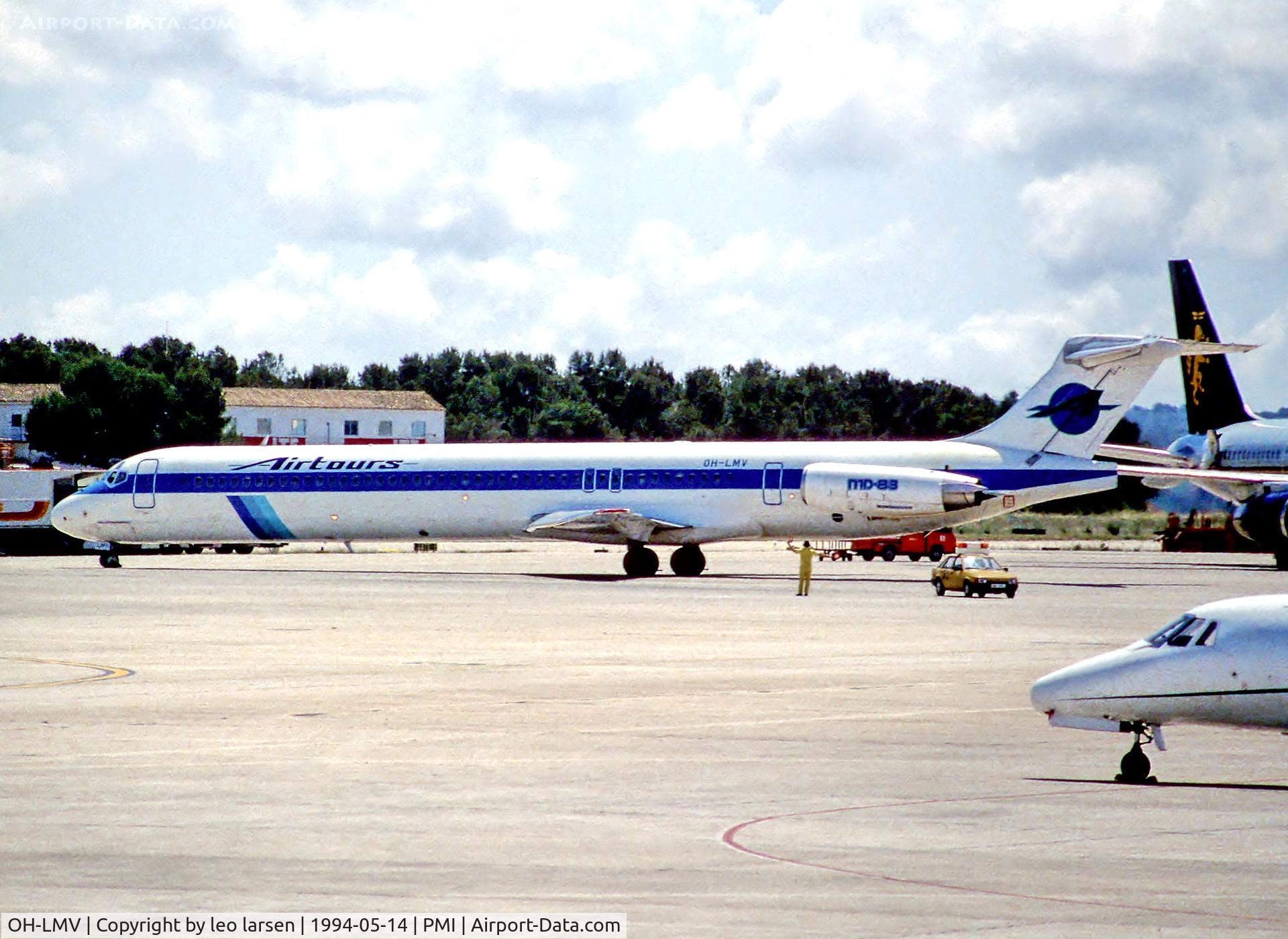 OH-LMV, 1990 McDonnell Douglas MD-83 (DC-9-83) C/N 49904/1680, Palma de Mallorca 14.5.94