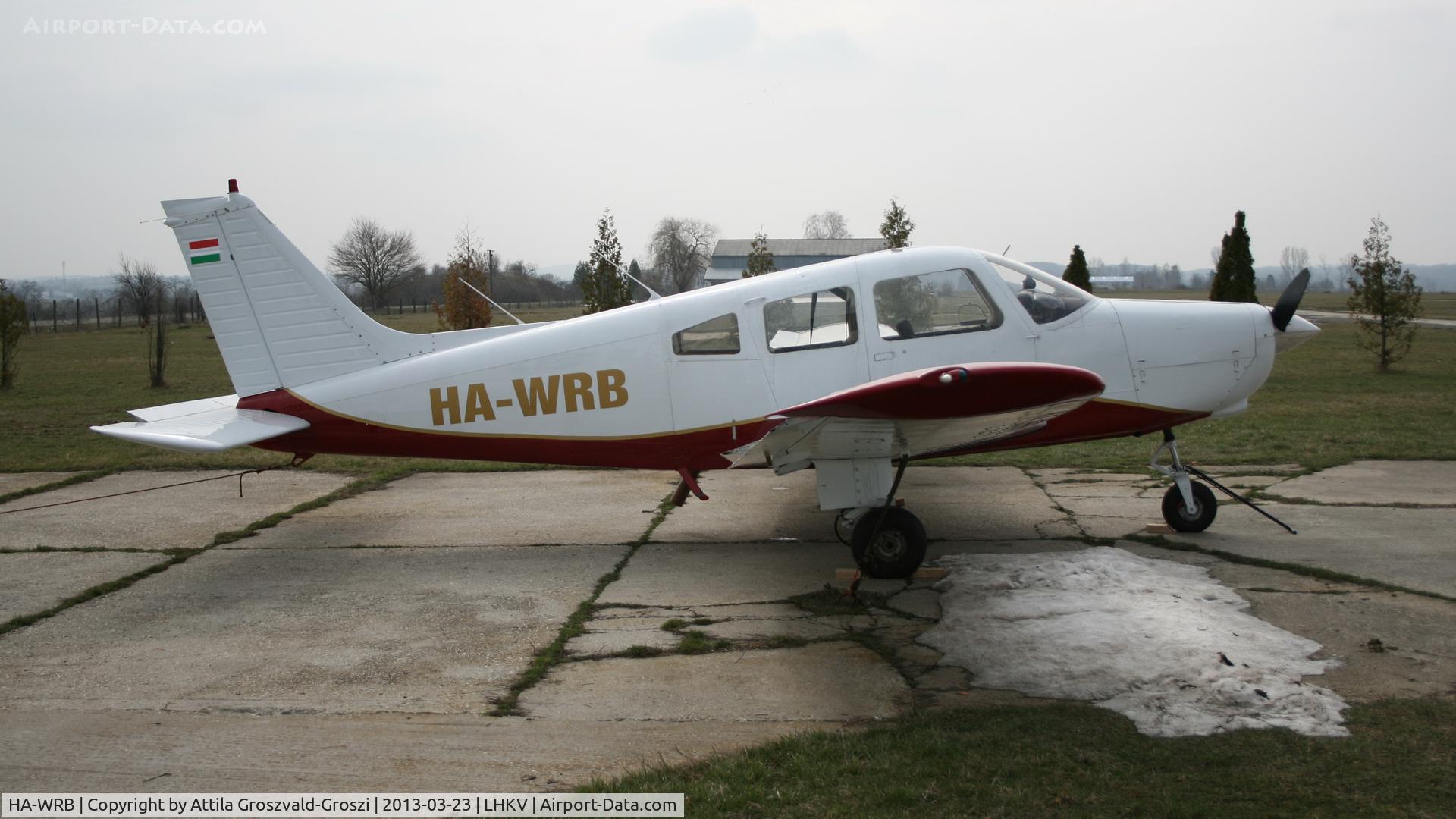 HA-WRB, 1979 Piper PA-28-161 Cherokee Warrior II C/N 28-7916414, Kaposújlak Airport, Hungary.