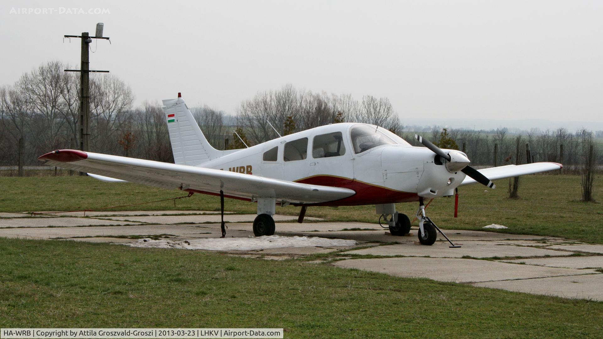 HA-WRB, 1979 Piper PA-28-161 Cherokee Warrior II C/N 28-7916414, Kaposújlak Airport, Hungary.