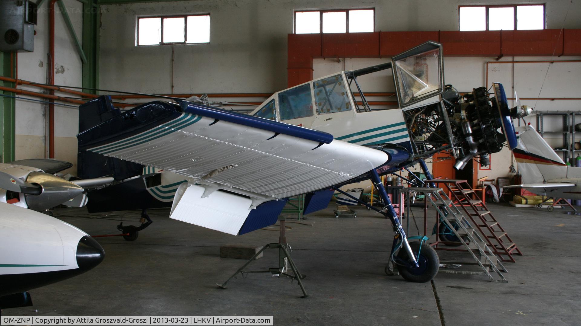 OM-ZNP, 1970 Let Z-37A-2 Cmelak Parka C/N 09-30, Kaposújlak Airport, Hungary.