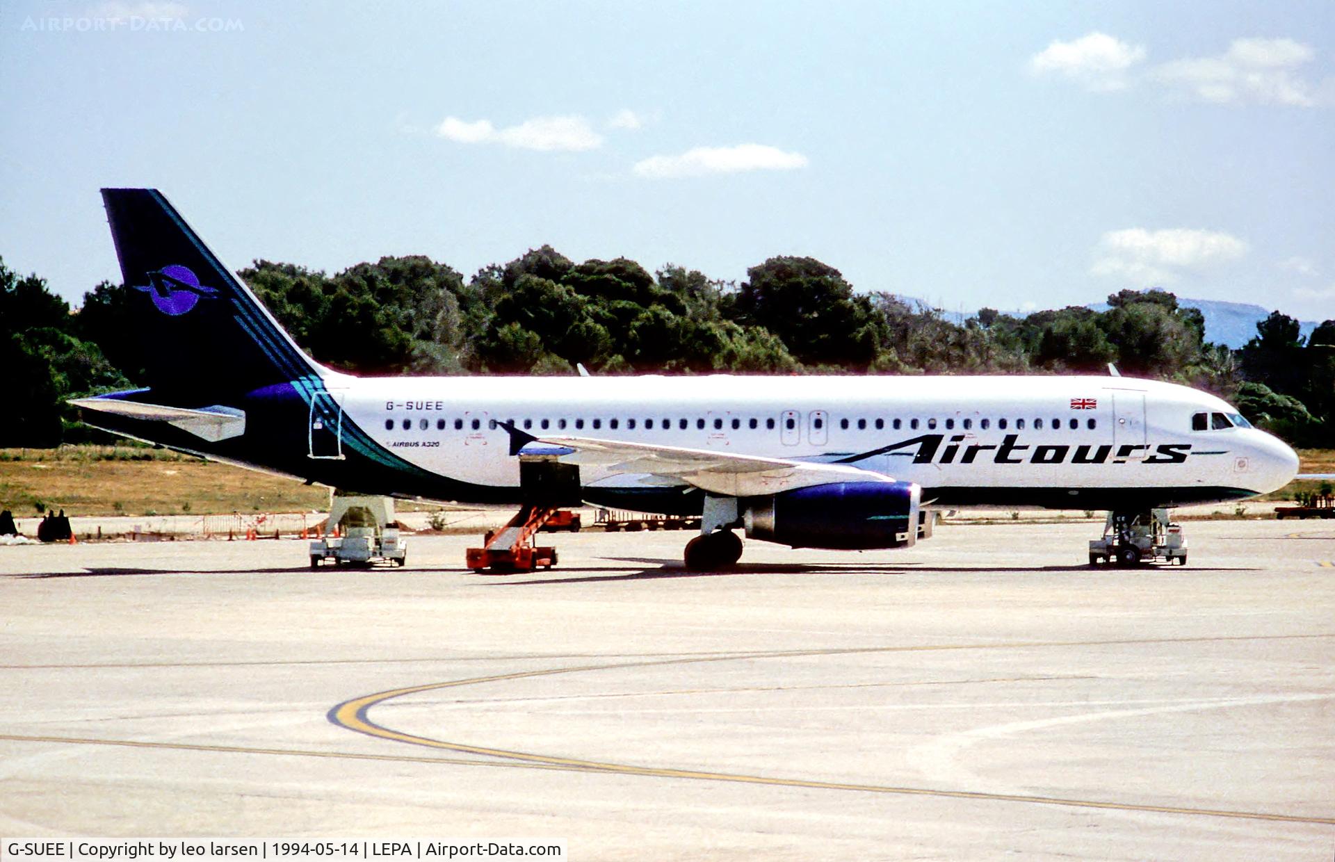 G-SUEE, 1992 Airbus A320-231 C/N 363, Palma de Mallorca 14.5.94