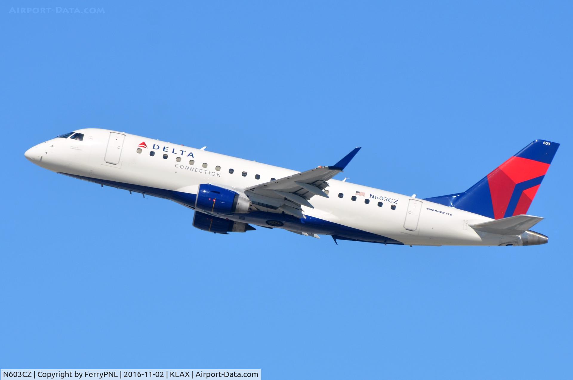 N603CZ, 2007 Embraer 175LR (ERJ-170-200LR) C/N 17000176, Delta Connection ERJ175