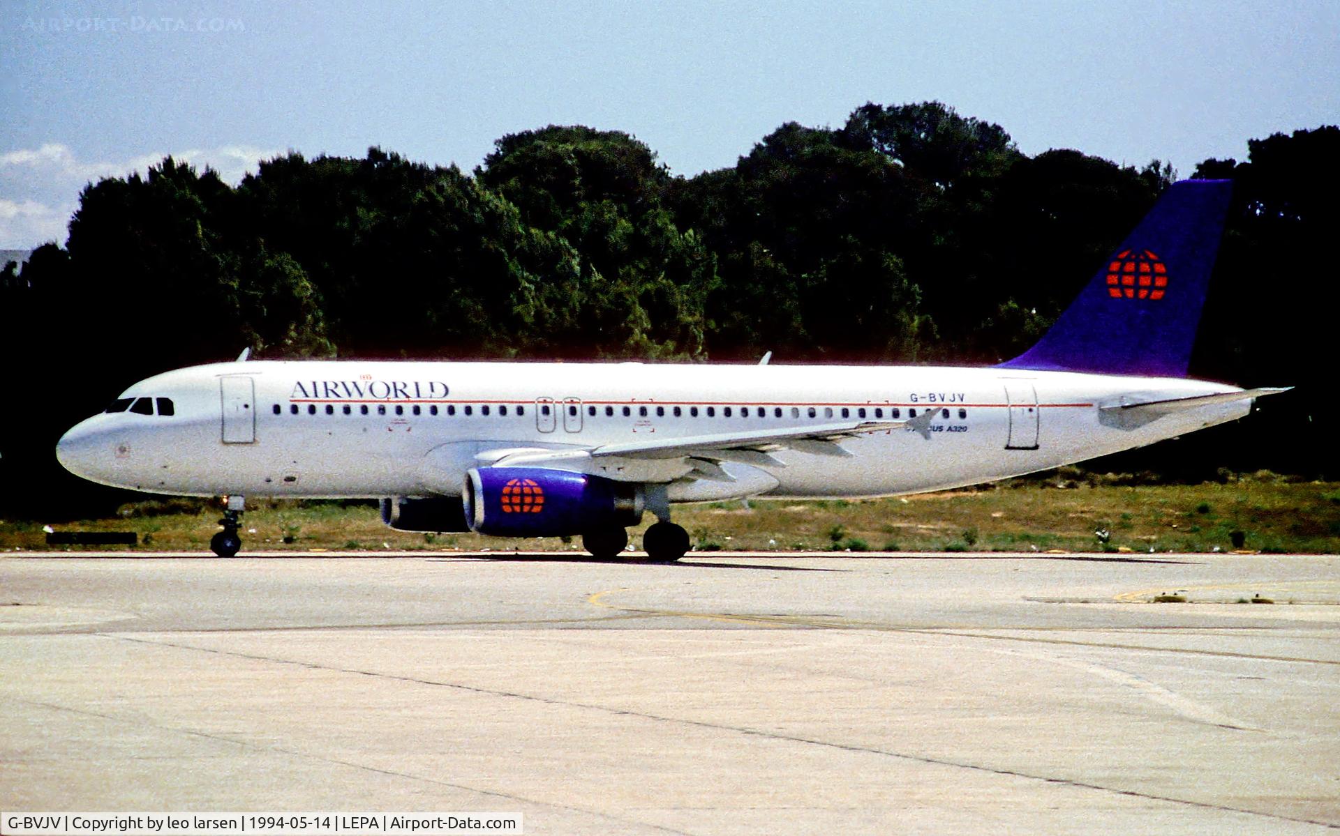 G-BVJV, 1994 Airbus A320-231 C/N 437, Palma de Mallorca 14.5.94