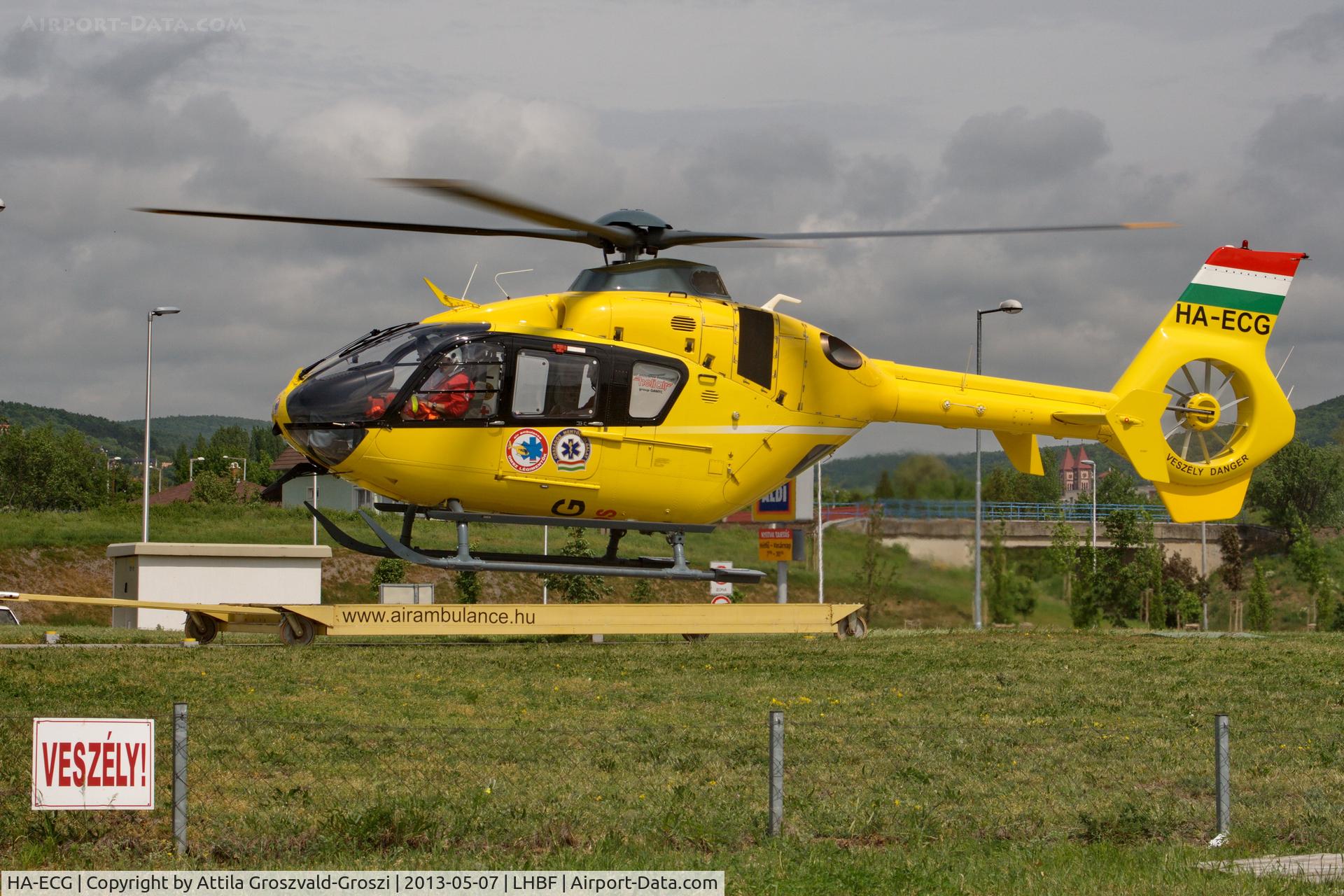 HA-ECG, 2005 Eurocopter EC-135T-2 C/N 0387, Balatonfüred, Air Ambulance base, Hungary