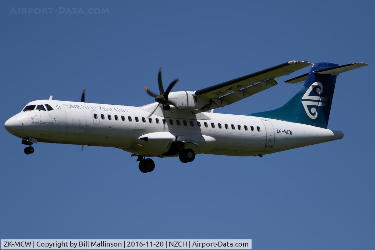 ZK-MCW, 2000 ATR 72-212A C/N 646, NZ5673 from NSN