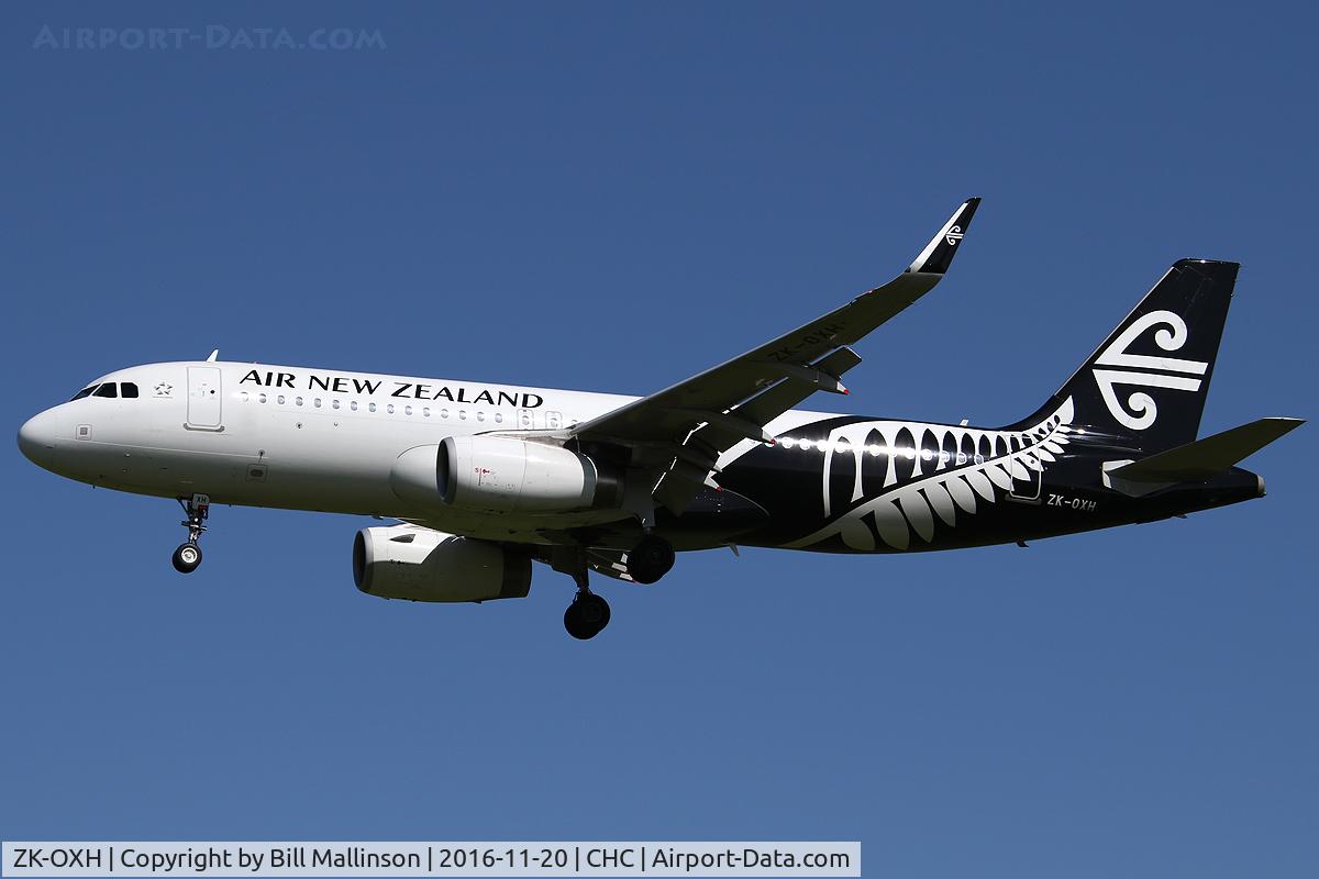 ZK-OXH, 2015 Airbus A320-232 C/N 6471, NZ628 from ZQN