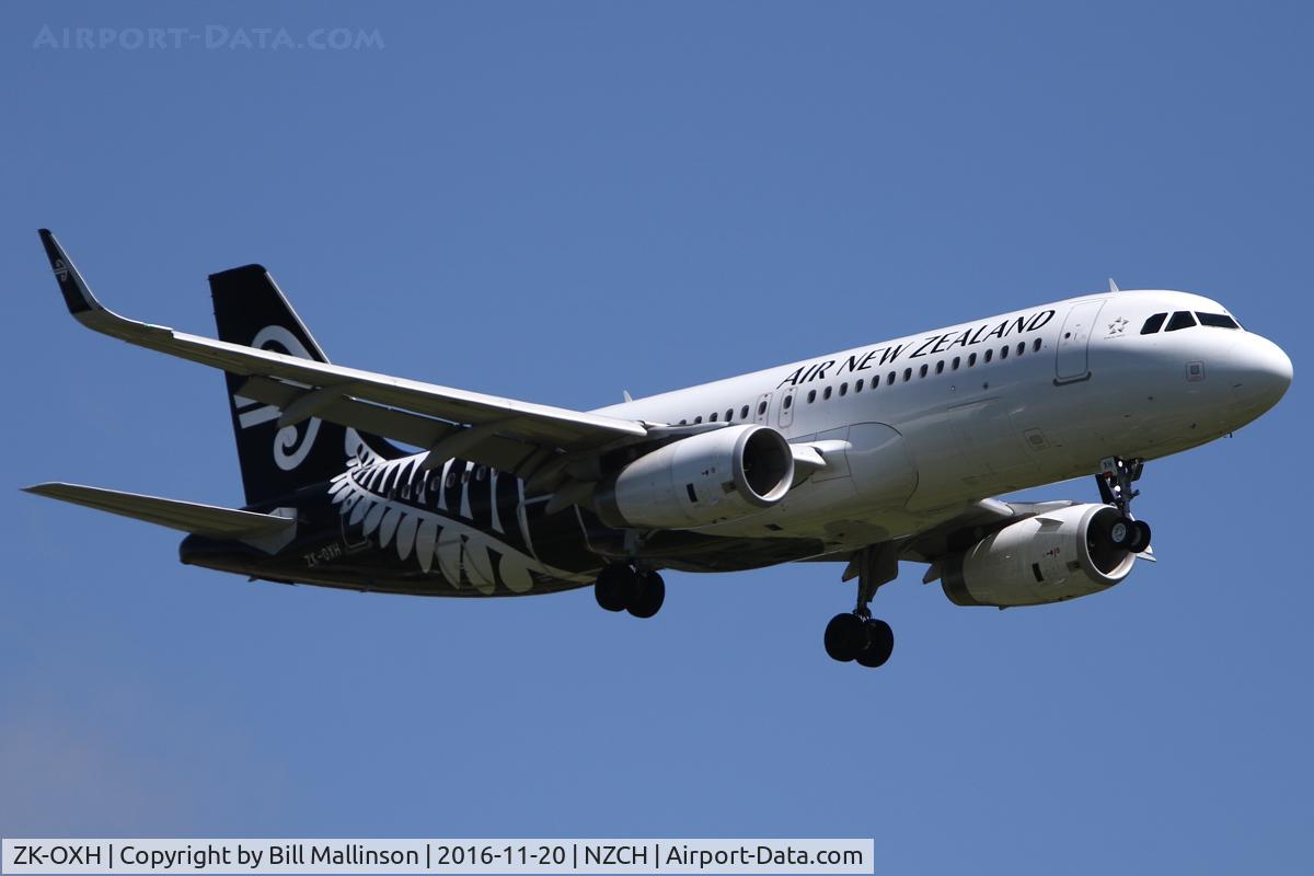 ZK-OXH, 2015 Airbus A320-232 C/N 6471, NZ636 from ZQN
