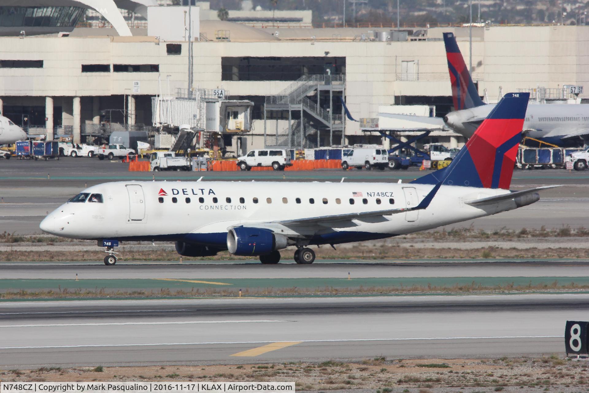N748CZ, 2007 Embraer 170LR (ERJ-170-100LR) C/N 17000191, ERJ 170-100 LR