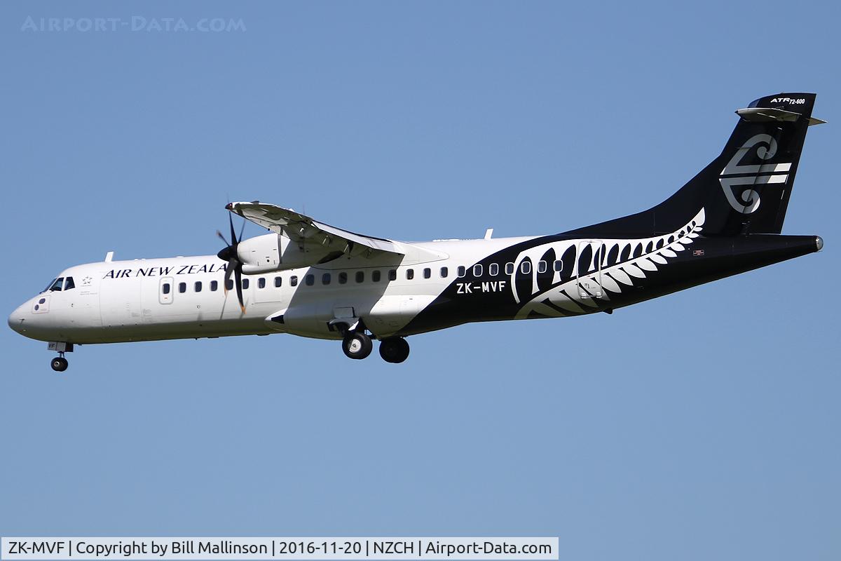 ZK-MVF, 2015 ATR 72-600 C/N 1228, NZ5307 from HLZ