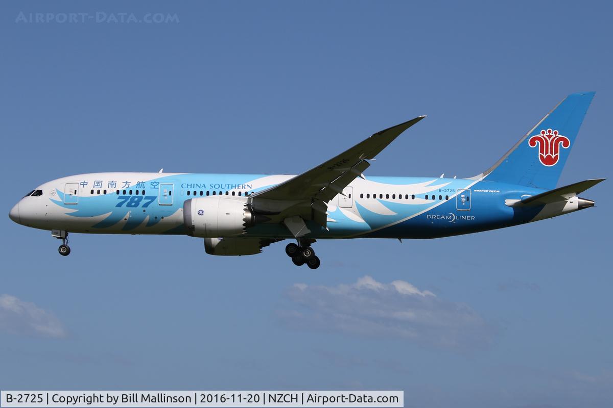 B-2725, 2012 Boeing 787-8 Dreamliner Dreamliner C/N 34923, CZ617 from CAN