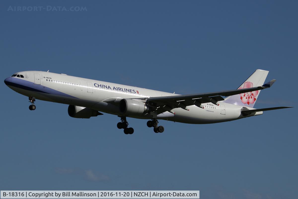 B-18316, 2007 Airbus A330-300 C/N 838, CI55 from TPE via SYD