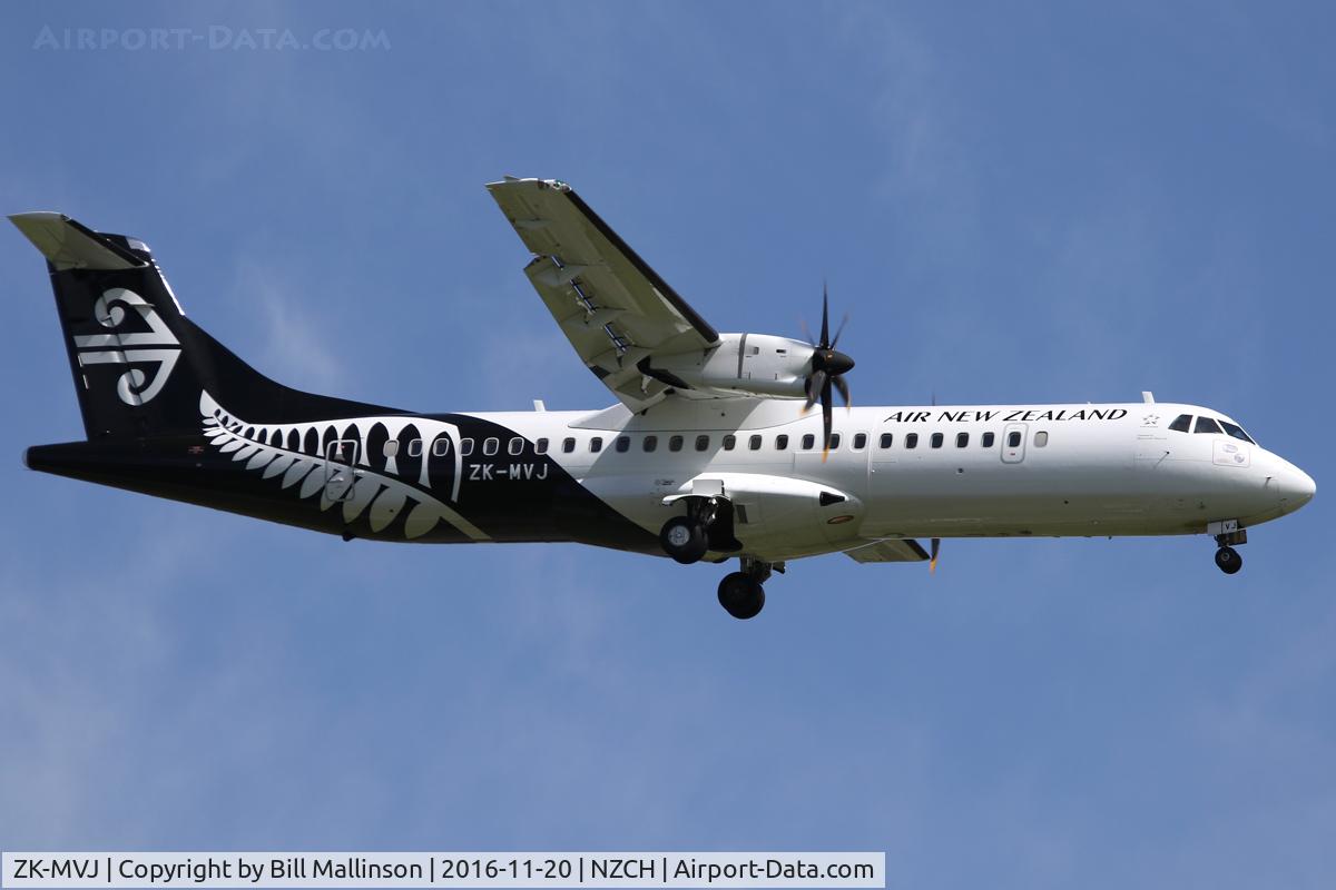 ZK-MVJ, 2016 ATR 72-600 (72-212A) C/N 1319, NZ5845 from NSN