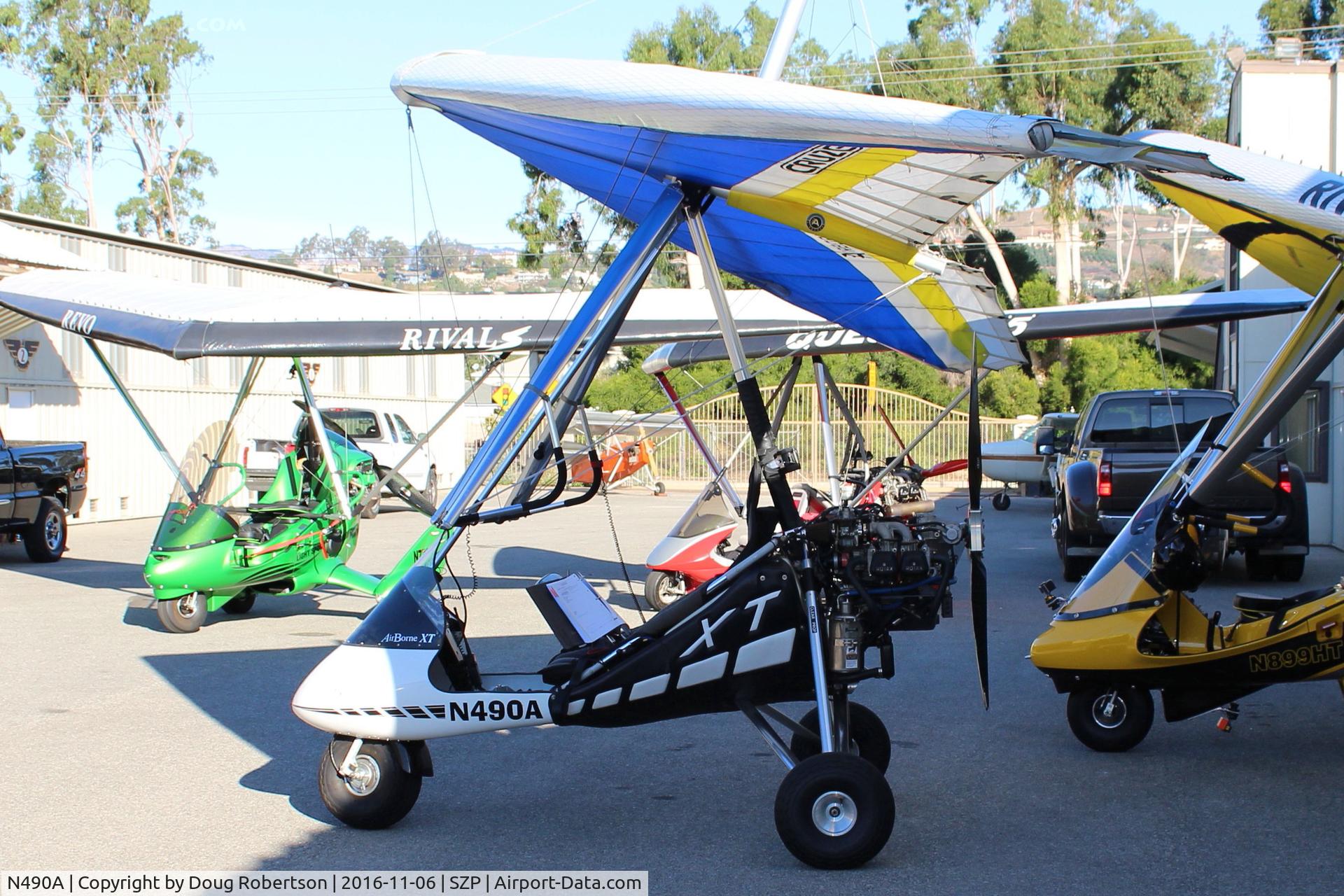 N490A, 2006 Airborne Edge XT-912-L C/N XT-912-0123, 2006 Airborne Windsports EDGE XT 912L, Weight-Shift-Control Experimental class, Rotax 912ULS 100 Hp pusher
