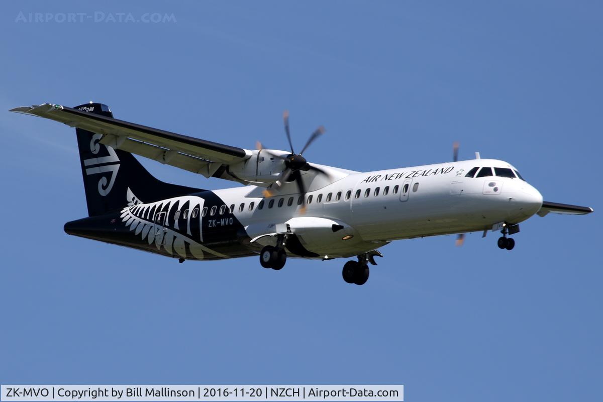 ZK-MVO, 2015 ATR 72-600 (72-212A) C/N 1299, NZ5080 from ZQN