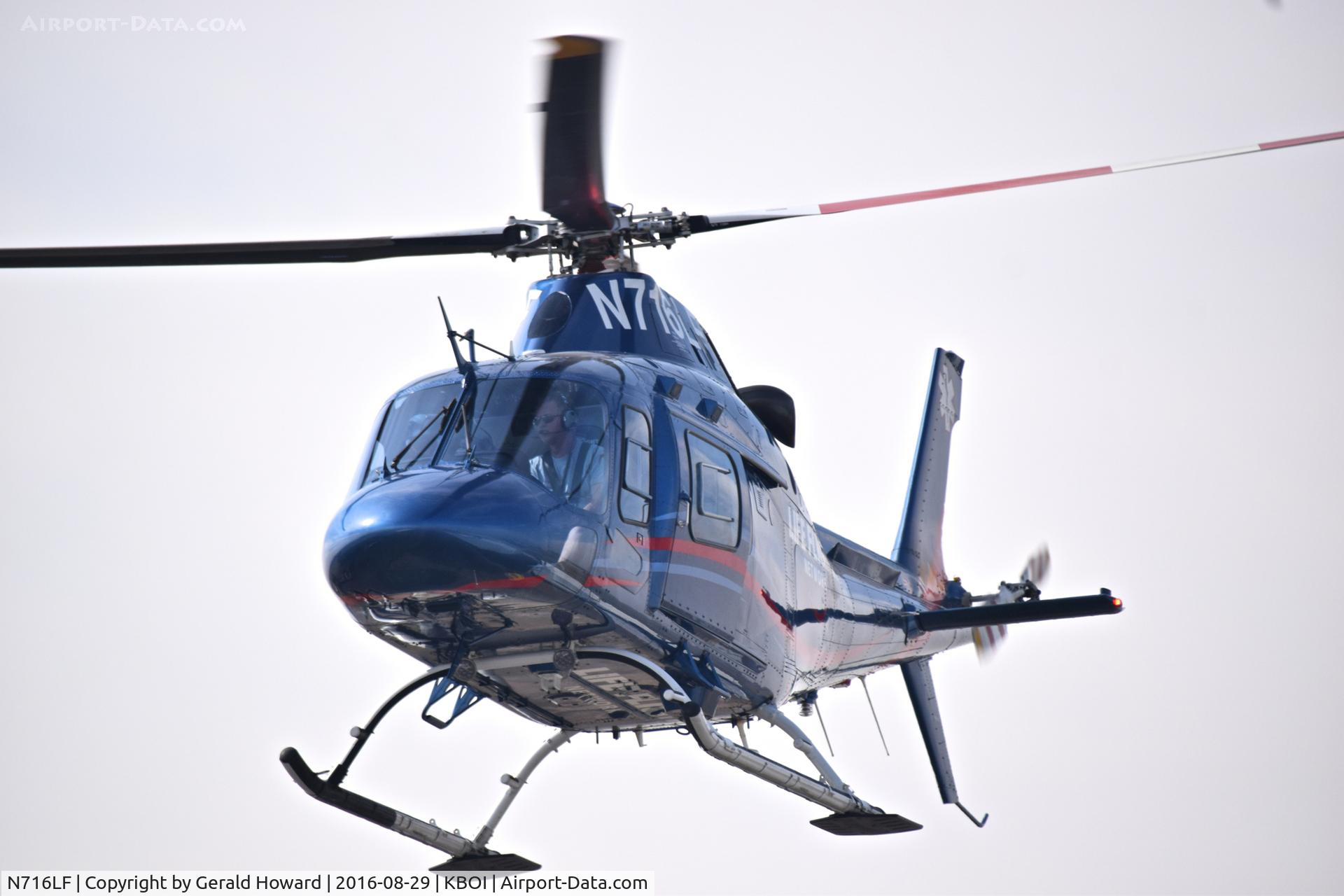 N716LF, 2015 AgustaWestland AW-119 MKII Koala C/N 14833, Departing Life Flight pad