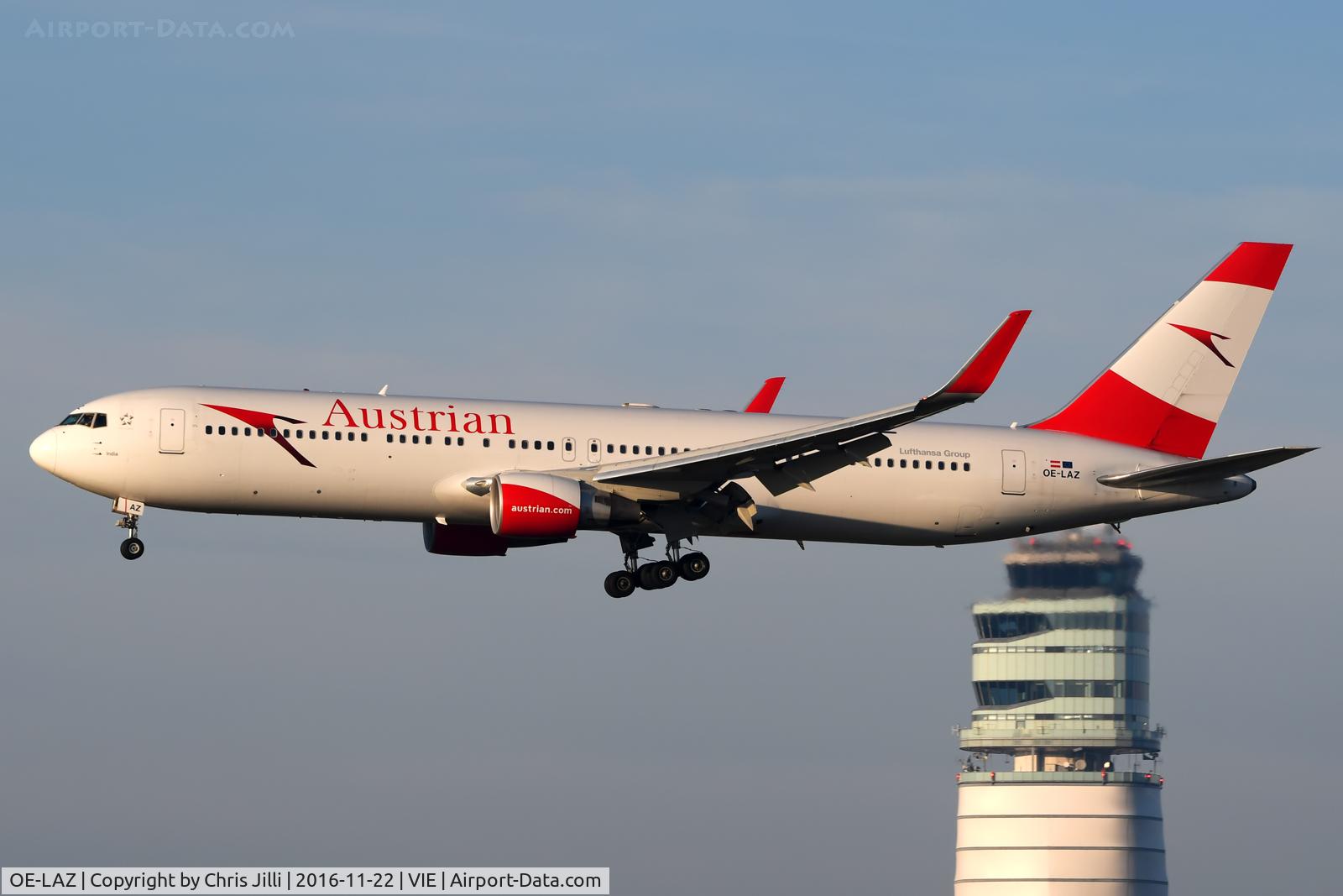 OE-LAZ, 1999 Boeing 767-3Z9 C/N 30331, Austrian Airlines