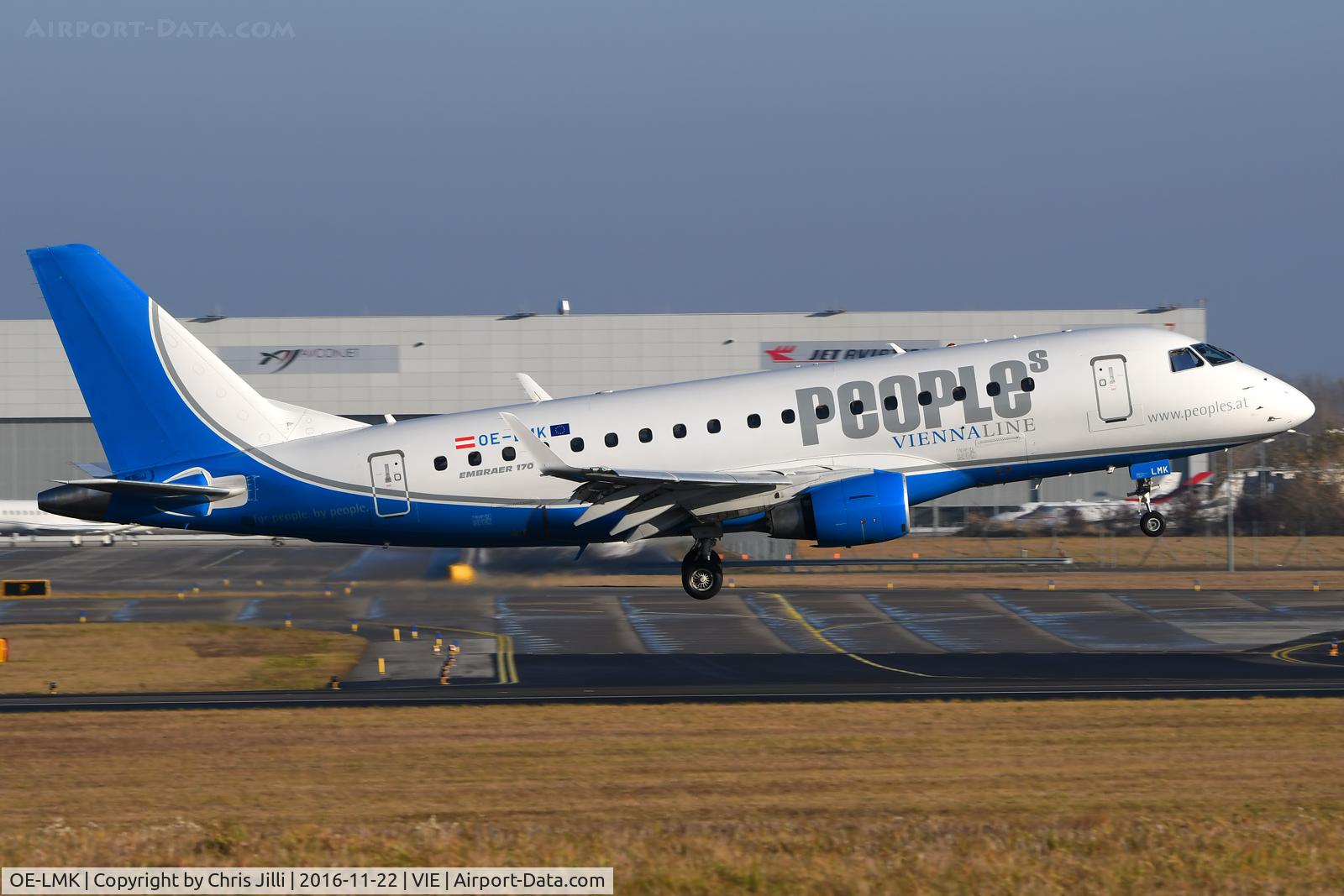 OE-LMK, 2006 Embraer 170LR (ERJ-170-100LR) C/N 17000150, People's Viennaline