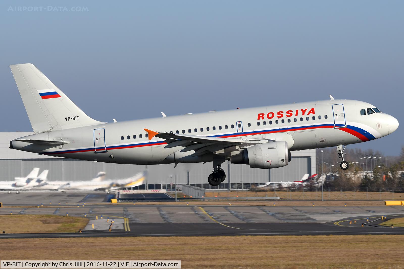 VP-BIT, 2002 Airbus A319-111 C/N 1761, Rossiya