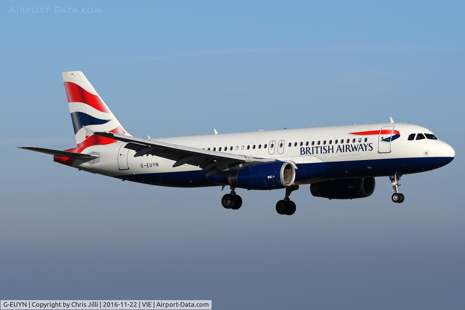 G-EUYN, 2011 Airbus A320-232 C/N 4975, British Airways