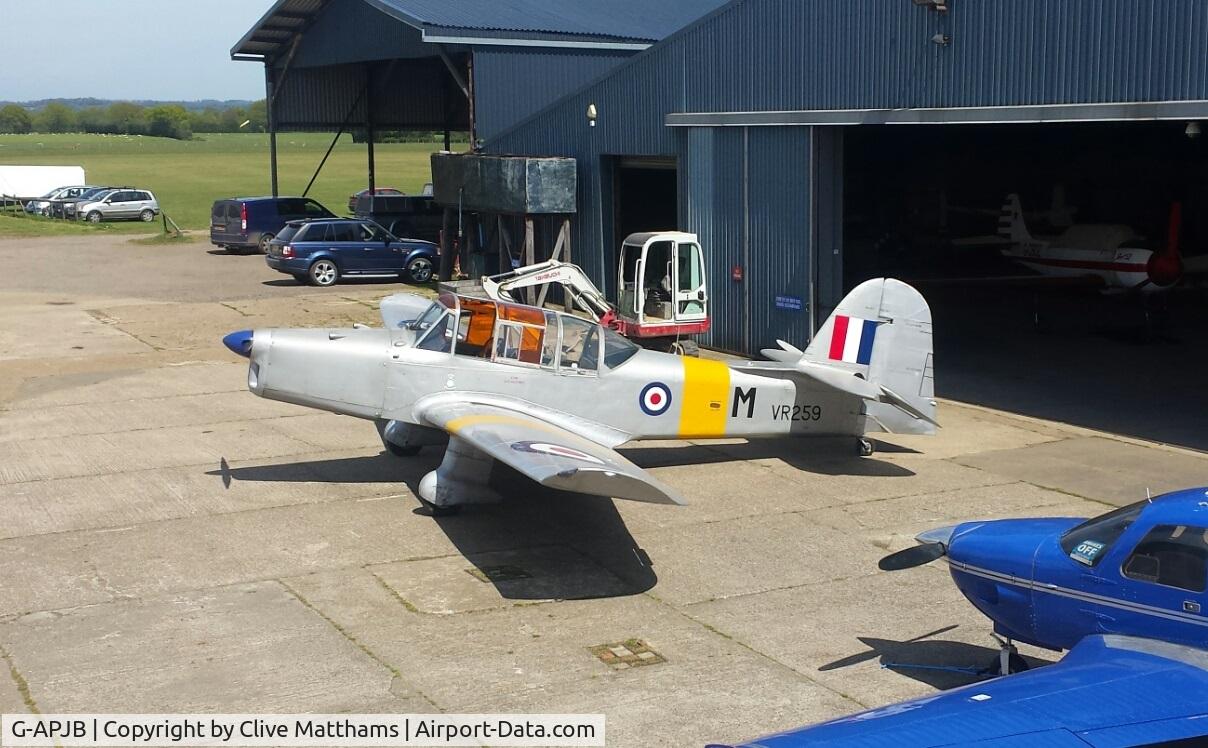 G-APJB, 1948 Percival P-40 Prentice T1 C/N PAC-086, Headcorn (Lashenden) Aerodrome May 2016