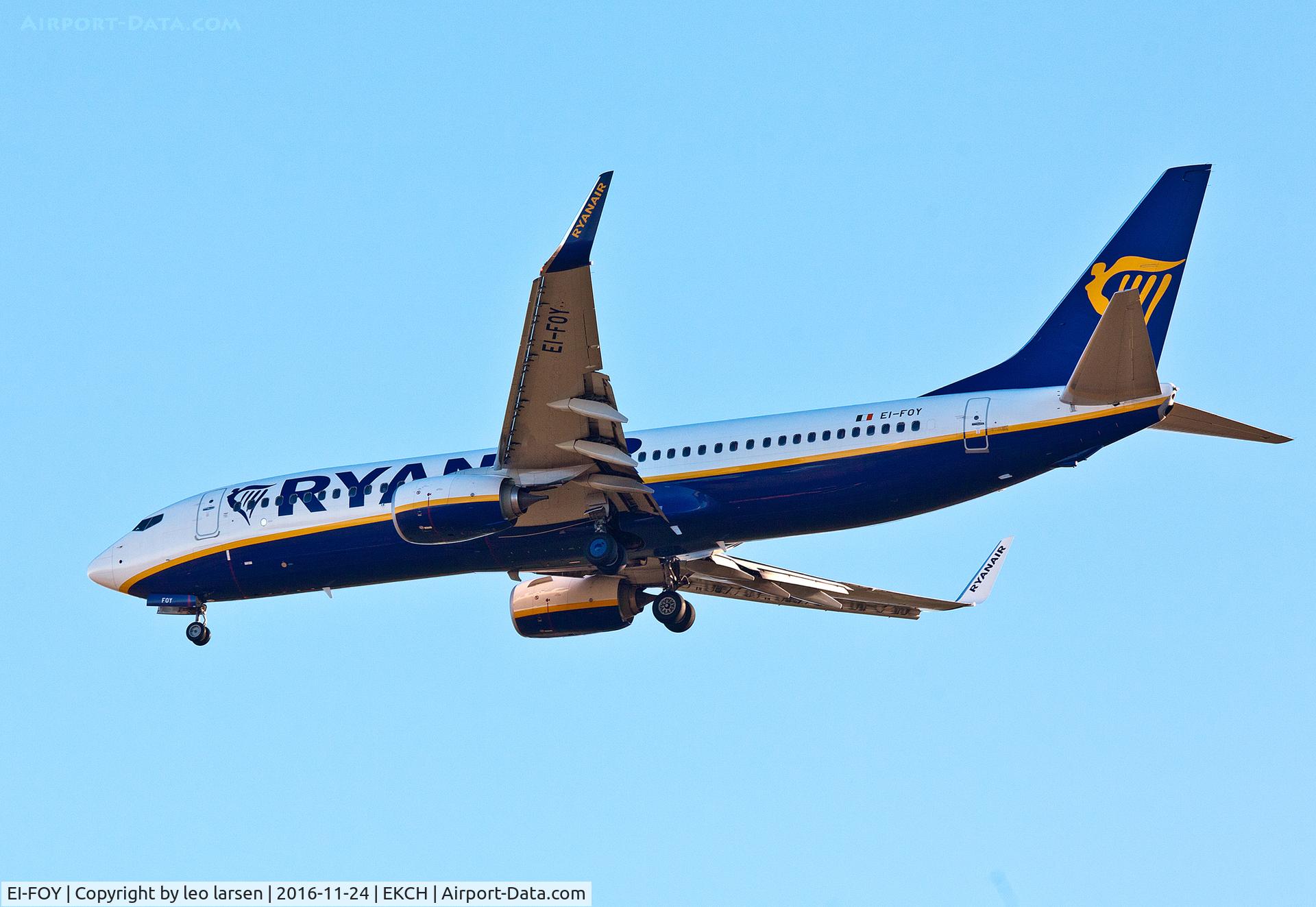 EI-FOY, 2016 Boeing 737-8AS C/N 44728, Copenhagen 24.11.16