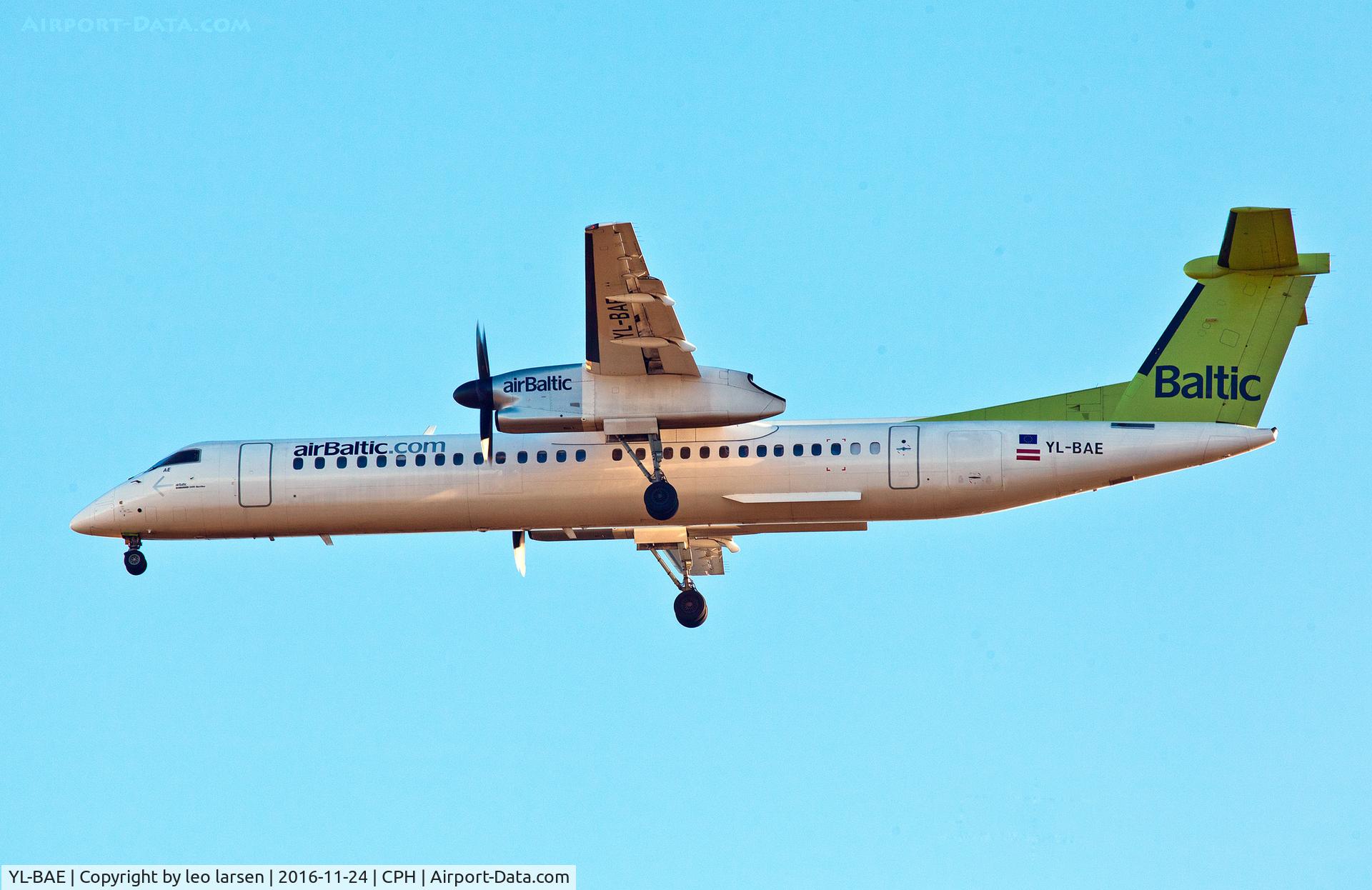 YL-BAE, 2009 Bombardier DHC-8-402 Dash 8 C/N 4289, Copenhagen 24.11.16