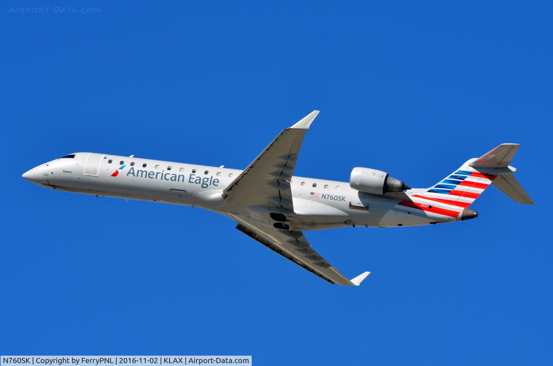 N760SK, 2005 Bombardier CRJ-701ER (CL-600-2C10) Regional Jet C/N 10223, American Eagle CL700