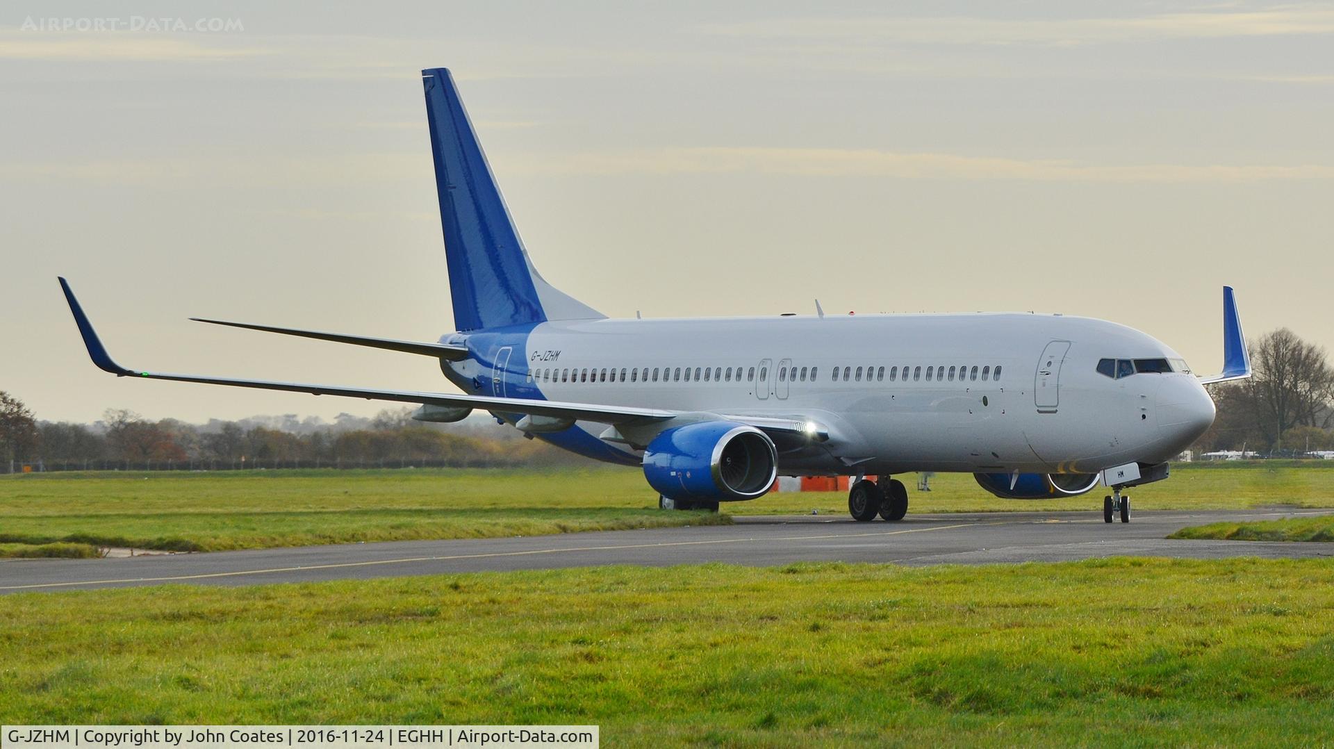 G-JZHM, 2016 Boeing 737-8MG C/N 63570, Arriving for paint