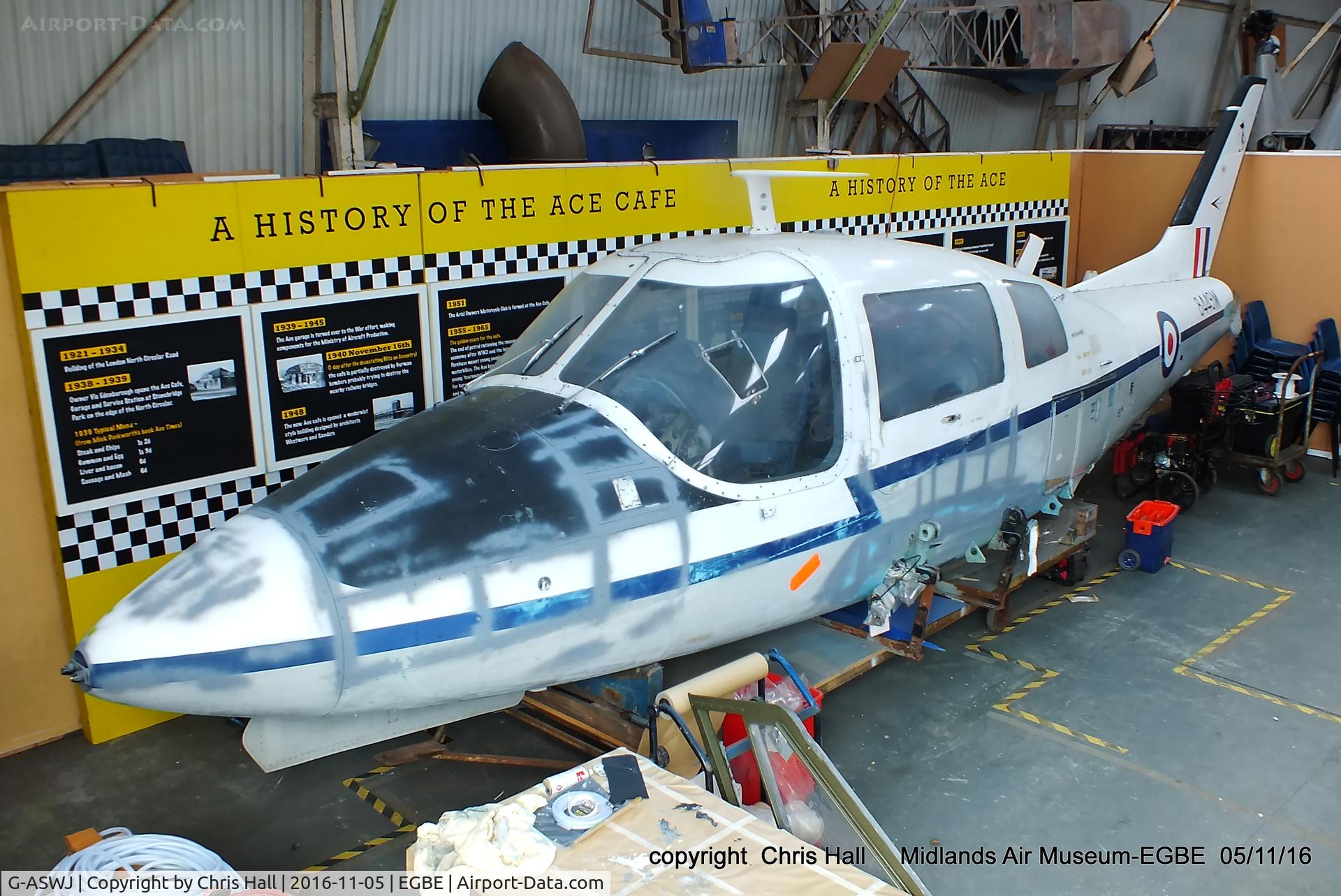 G-ASWJ, 1965 Beagle B-206 Series 1 C/N B009, preserved at the Midland Air Museum
