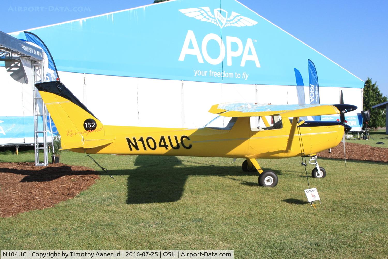 N104UC, Cessna 152 C/N 15284673, Cessna 152, c/n: 15284673. Ex. N6327M