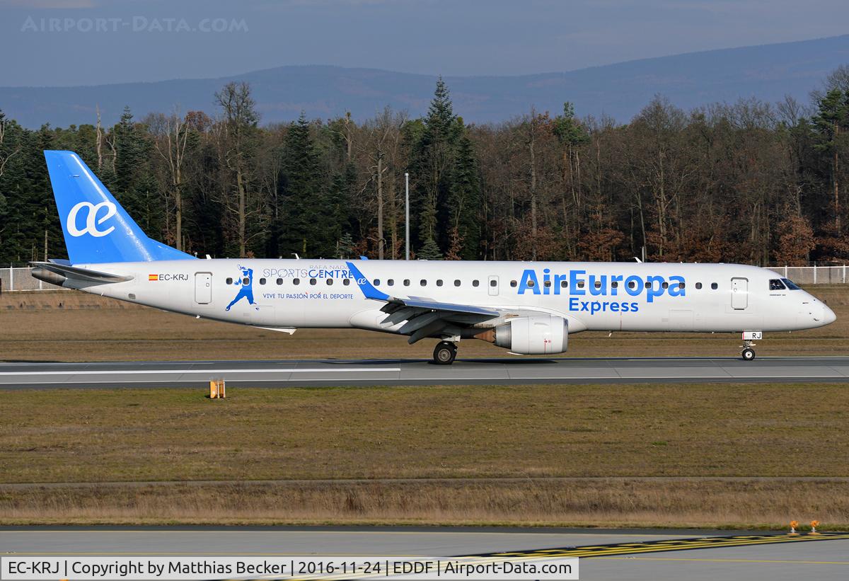 EC-KRJ, 2008 Embraer 195LR (ERJ-190-200LR) C/N 19000196, EC-KRJ