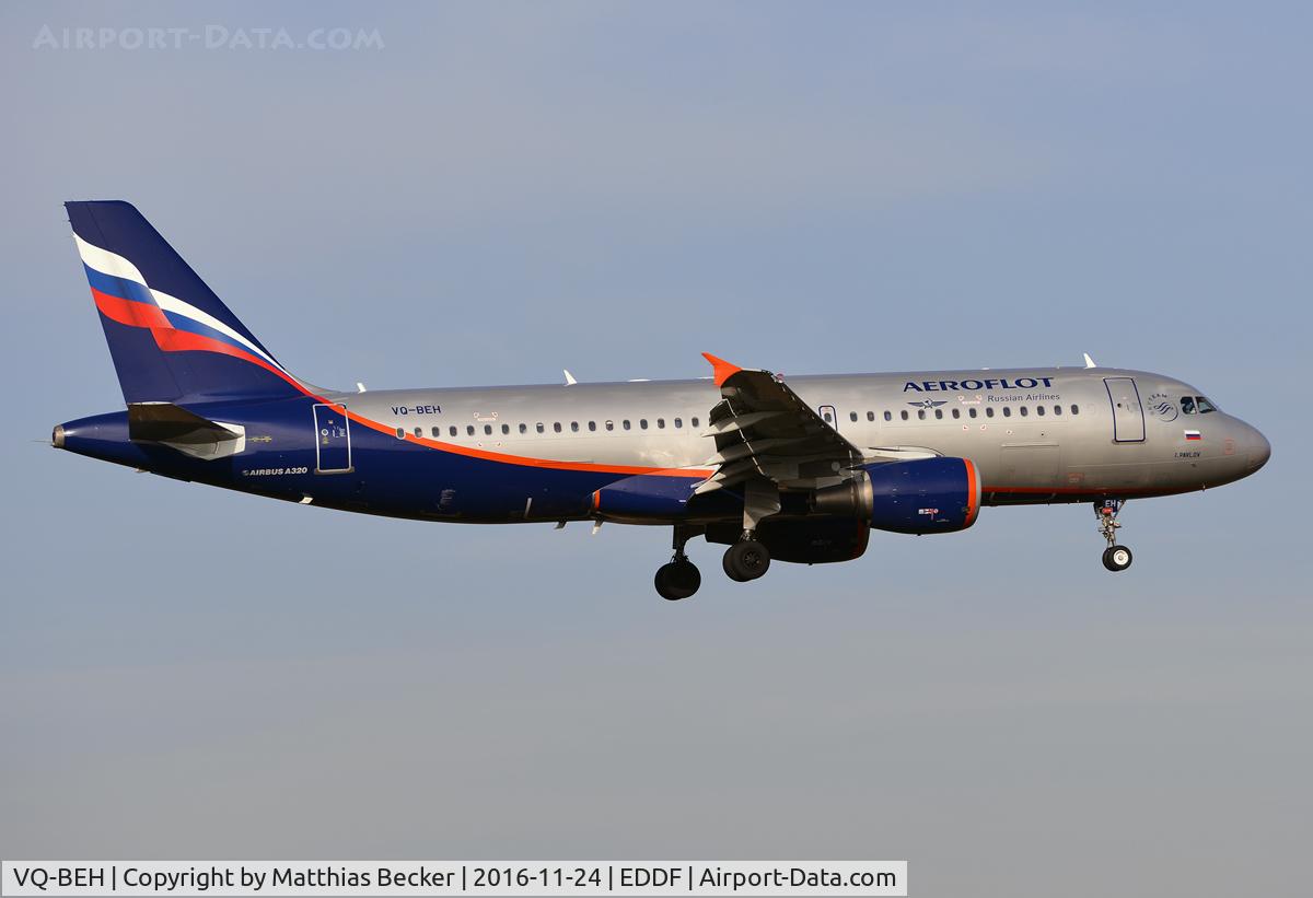 VQ-BEH, 2009 Airbus A320-214 C/N 4133, VQ-BEH