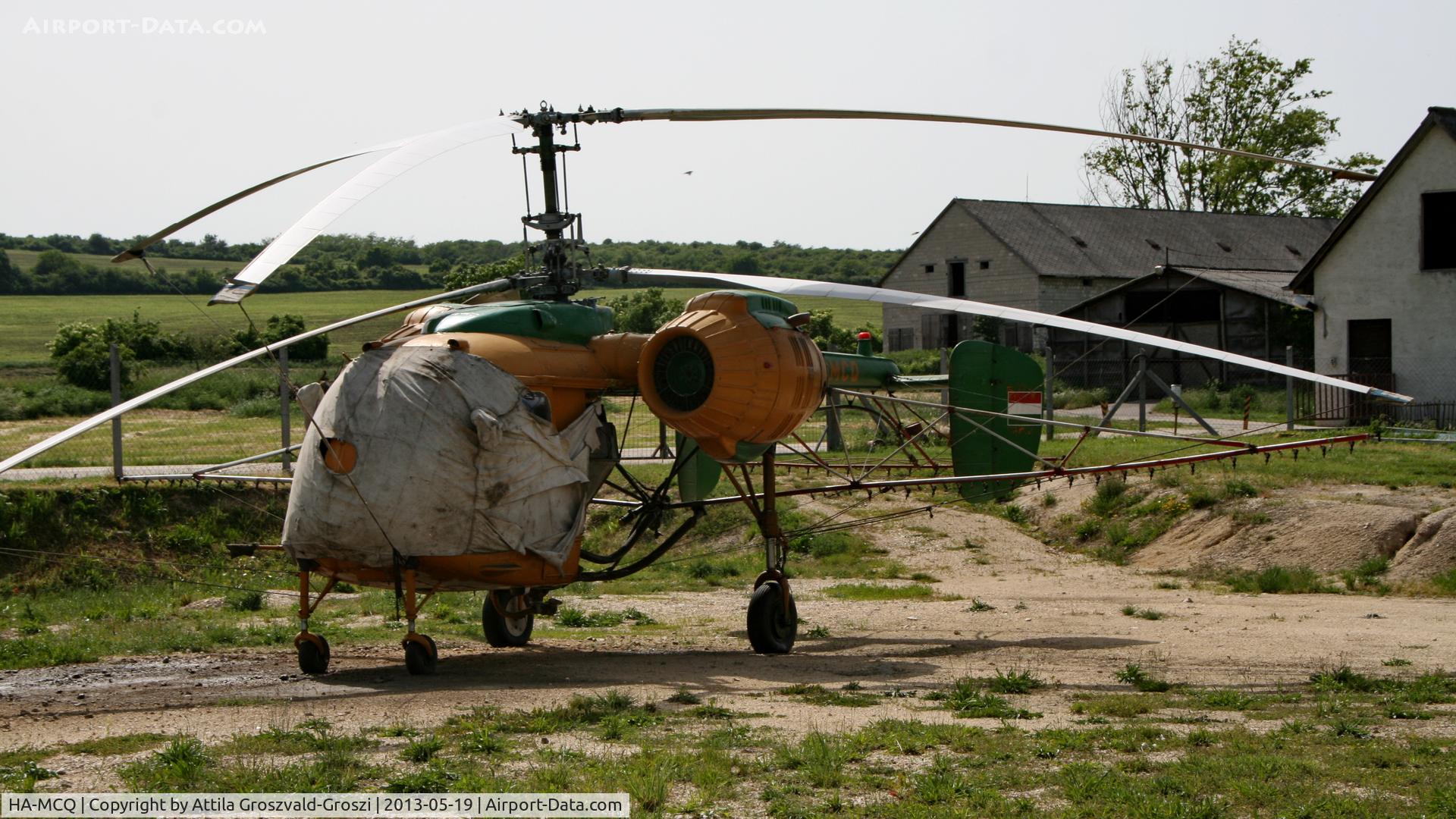 HA-MCQ, 1970 Kamov Ka-26 Hoodlum C/N 7001504, Zsámbék, agricultural place, Hungary