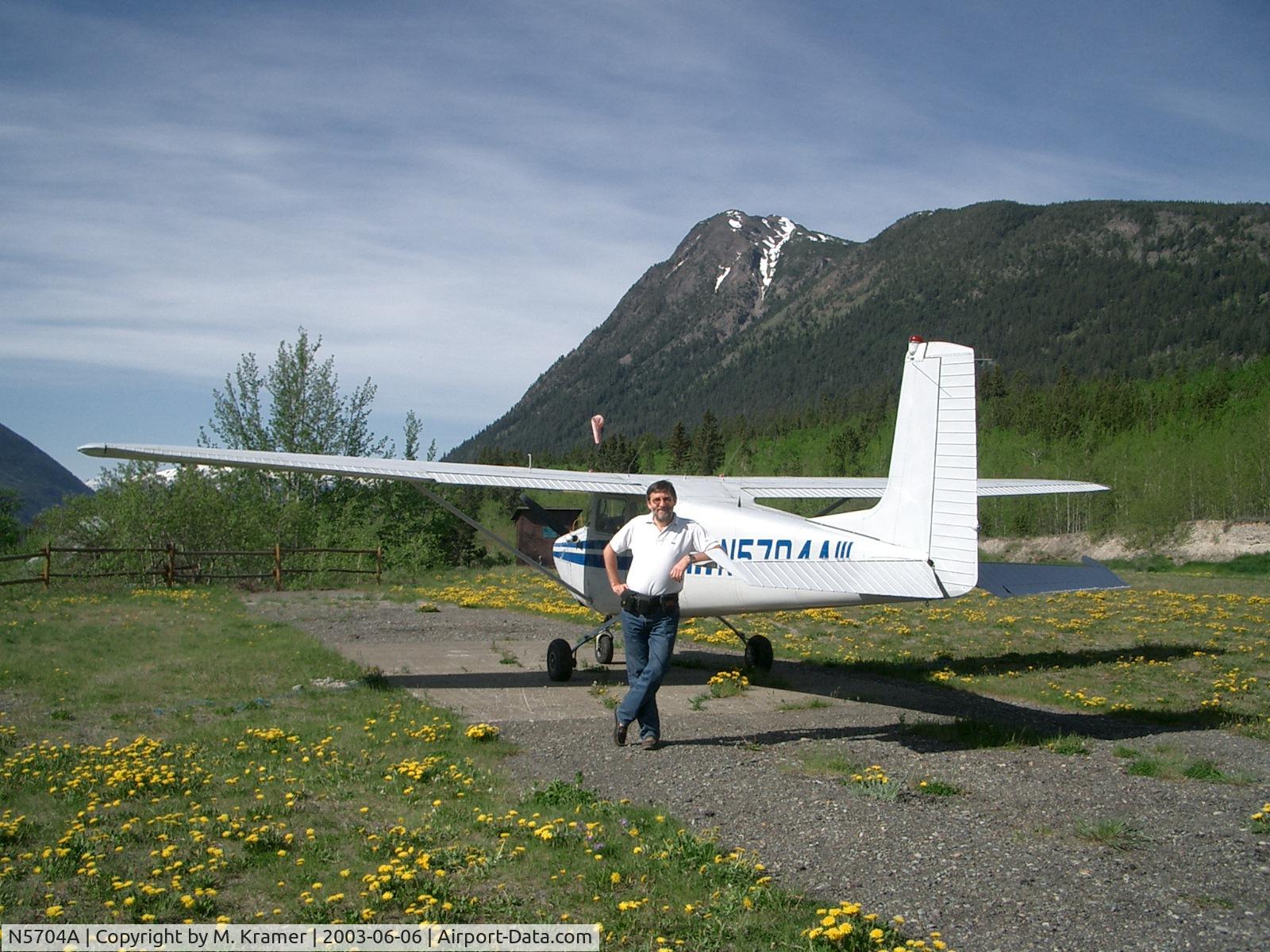 N5704A, 1956 Cessna 172 C/N 28304, Visiting Chilko Lake