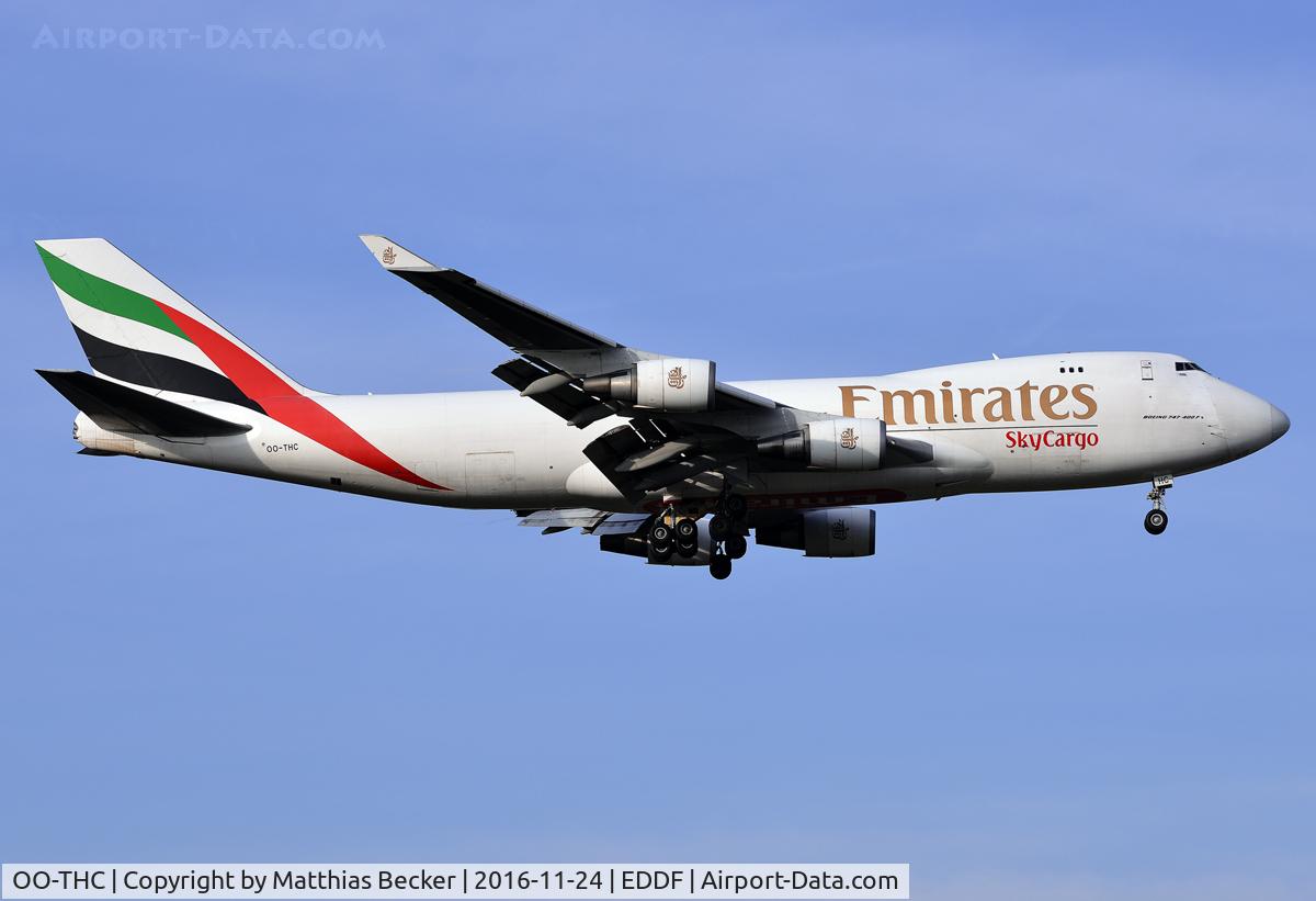 OO-THC, 2007 Boeing 747-4HAERF C/N 35235, OO-THC